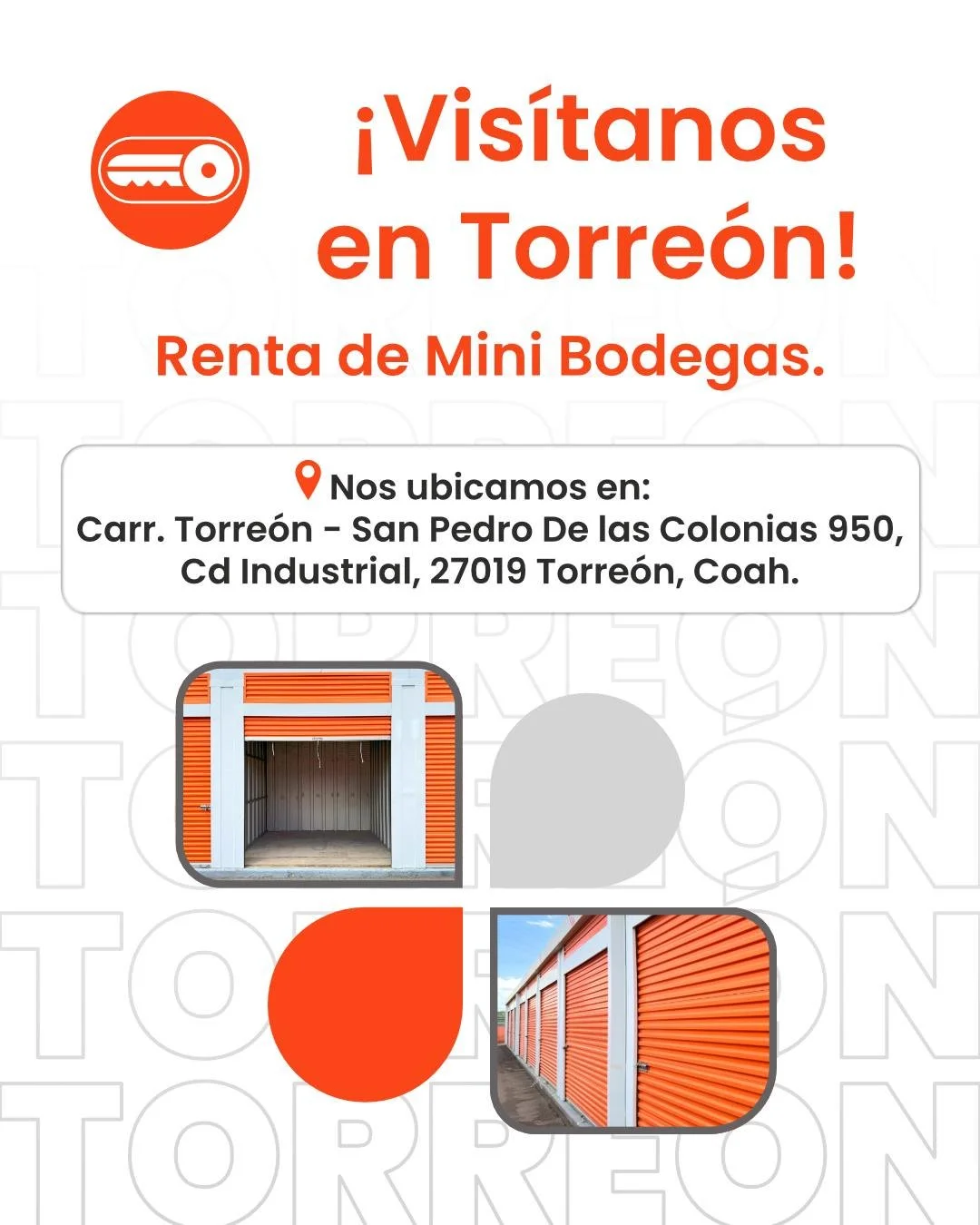 El espacio que te hace falta, lo encuentras en Bodegas Usted Guarda Torre&oacute;n.📦

Pregunta por nuestras medidas y empieza a guardar lo que ya no cabe HOY.
📲 (871) 392 9781
.
.
.
.
.
.
 #minibodegas #minibodegasmexico #minibodegasenrenta #renta 