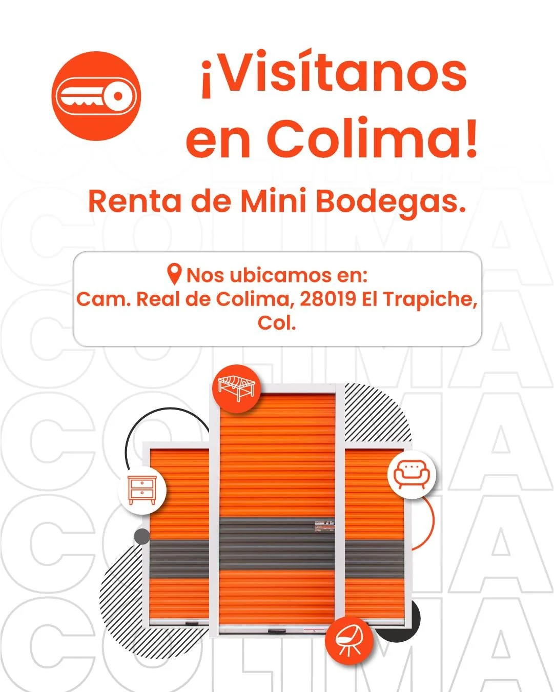 ✅ Olv&iacute;date del estr&eacute;s por tener poco espacio en tu casa u oficina.

Con Usted Guarda, todo lo puedes guardar. Conoce nuestra franquicia en Colima y renta tu mini bodega 📦&iexcl;HOY MISMO!📦

📲 (312) 171 7922
🌐 https://www.ustedguarda