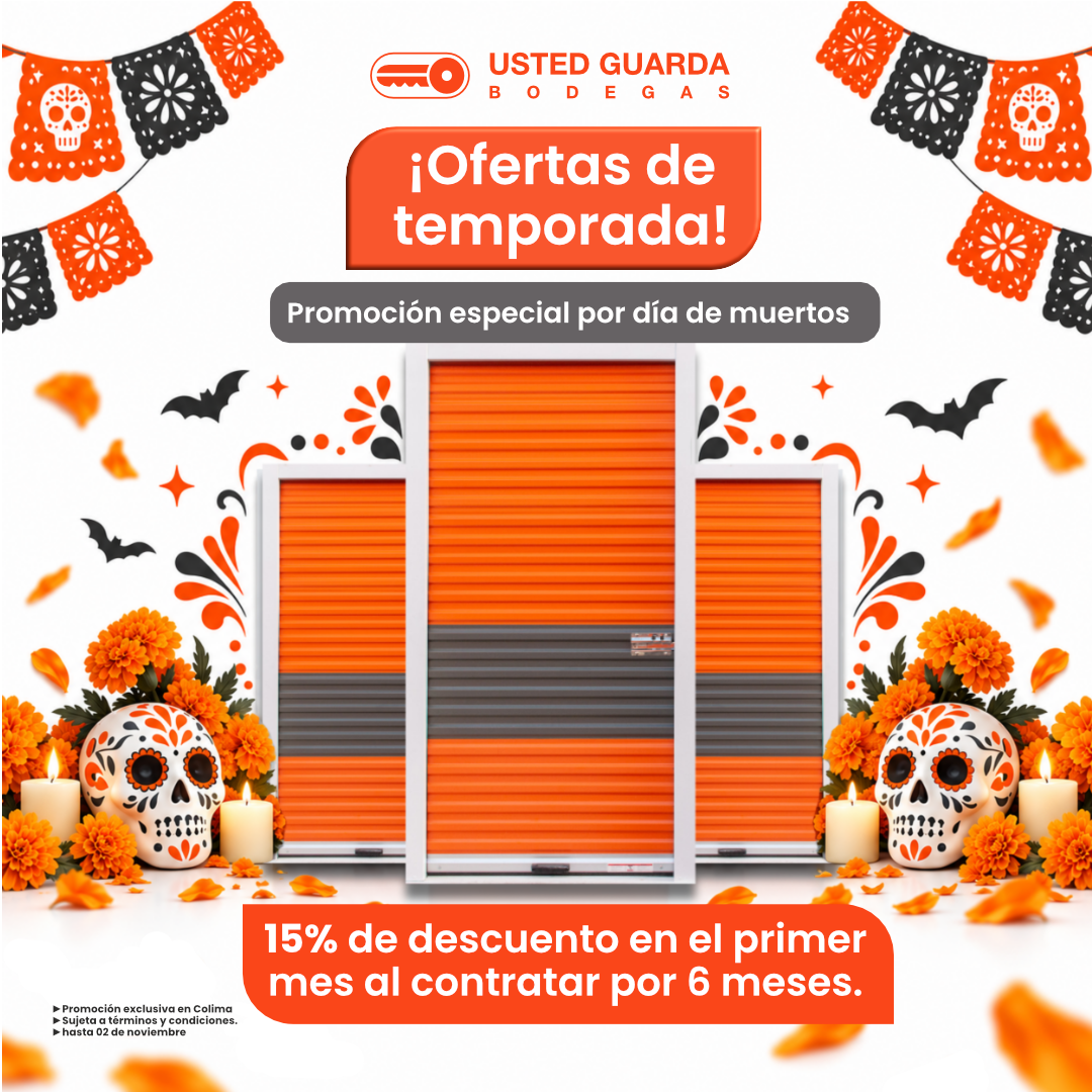 Descuento del 15% y promoción en sucursal Colima.