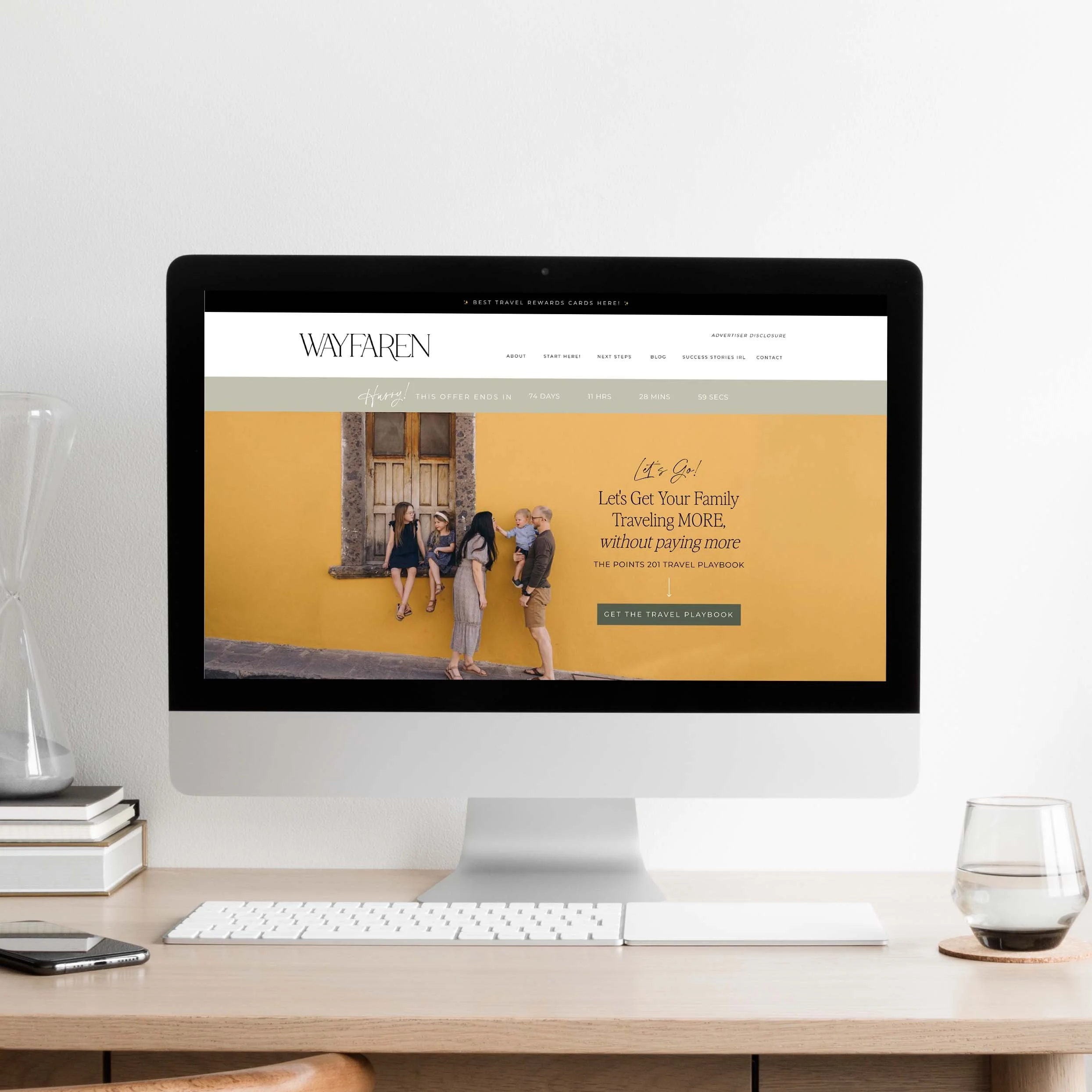 Showit Sales Page Design - Wayfaren