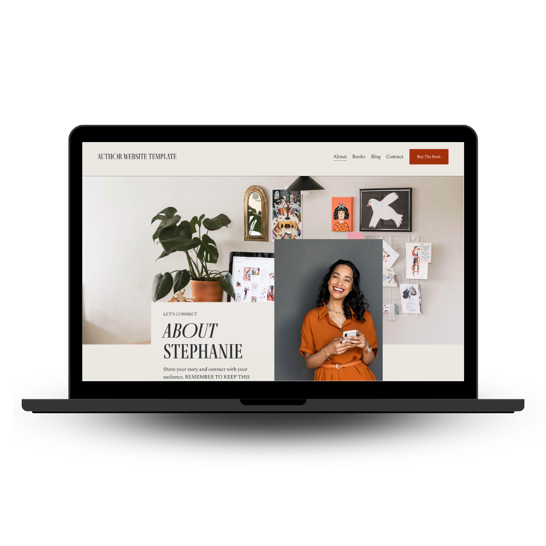 Christian author website design