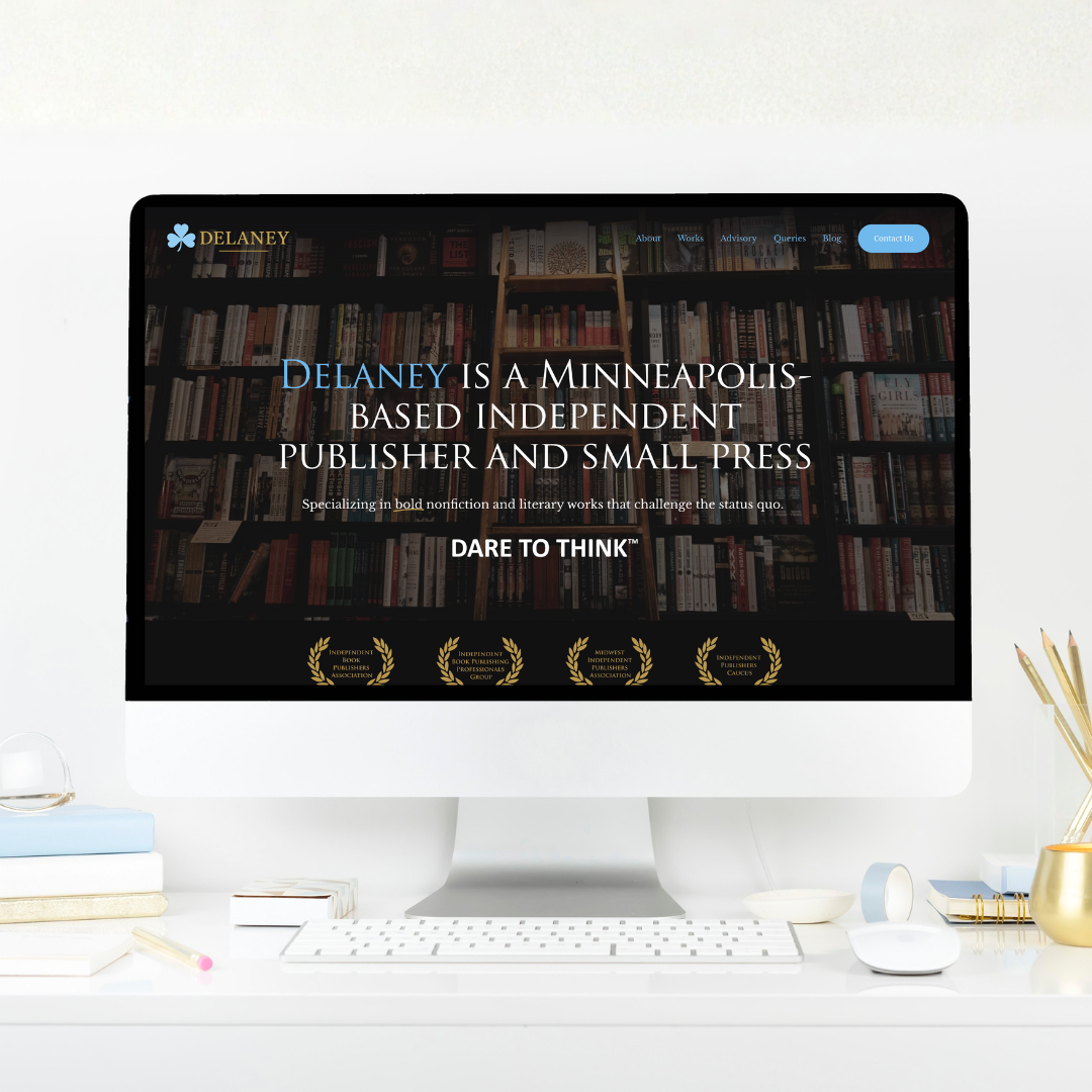 Squarespace Website Design for Book Publishing Company