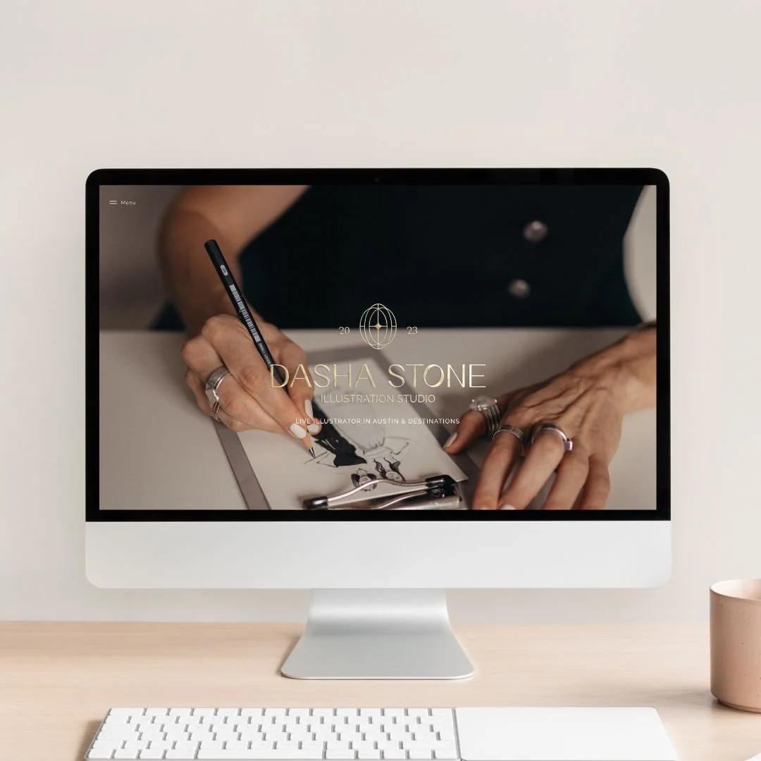 Showit Website Design for Live Event Illustrator
