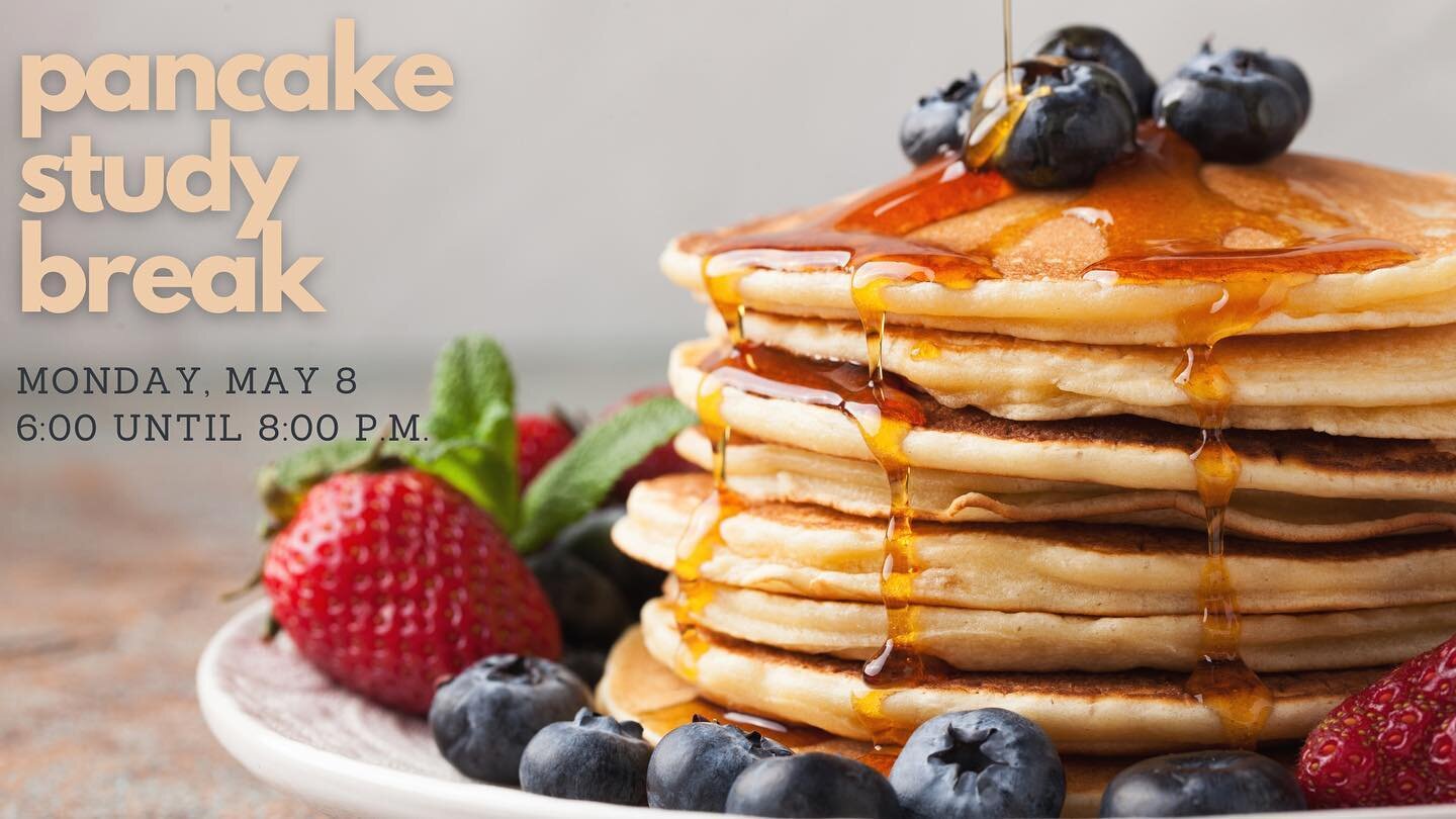 Join us tomorrow for pancakes and games! 6-8pm at the BSM! Ace those finals, Rangers!