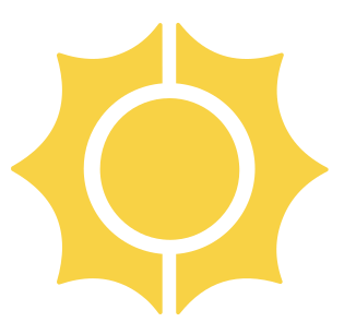 Yellow SUN ICON logo