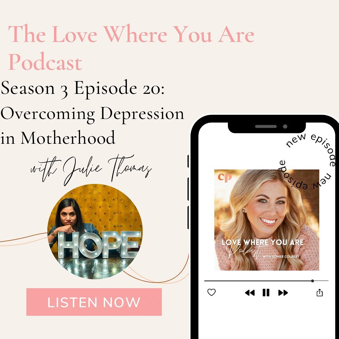 Postpartum depression is said to now affect 1 in 7 women. 

As Christ followers, how do we speak to this in a way that encourages faith and healing? 

My guest this week on Love Where You Are has walked this journey and has an incredible story to tel