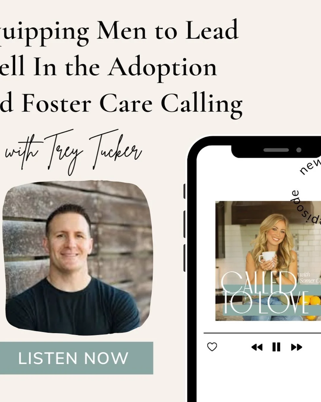 The roles of husband and father are so important in the adoption and foster care calling and yet, our men need support too! 

This week I sat down with Trey Tucker of @ruggedcounseling to discuss how fathers can step up in their role with foster and 