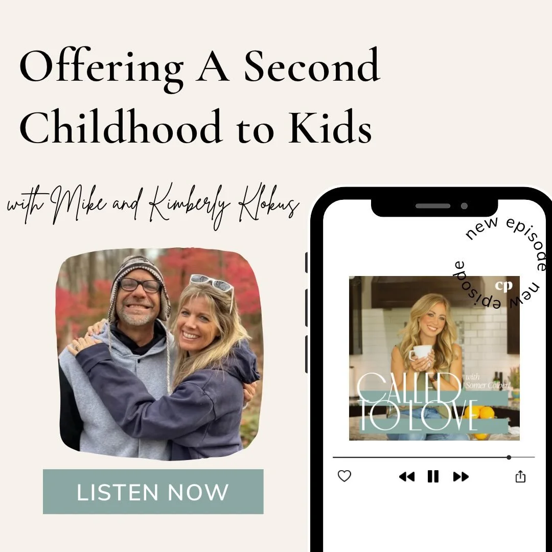 This couple&rsquo;s YES changed everything for them and their story is a beautiful depiction of the family God can build through foster care and adoption 🩷

This week I sat down for part 1 of a two part conversation with Mike and Kimberly Klokus of 