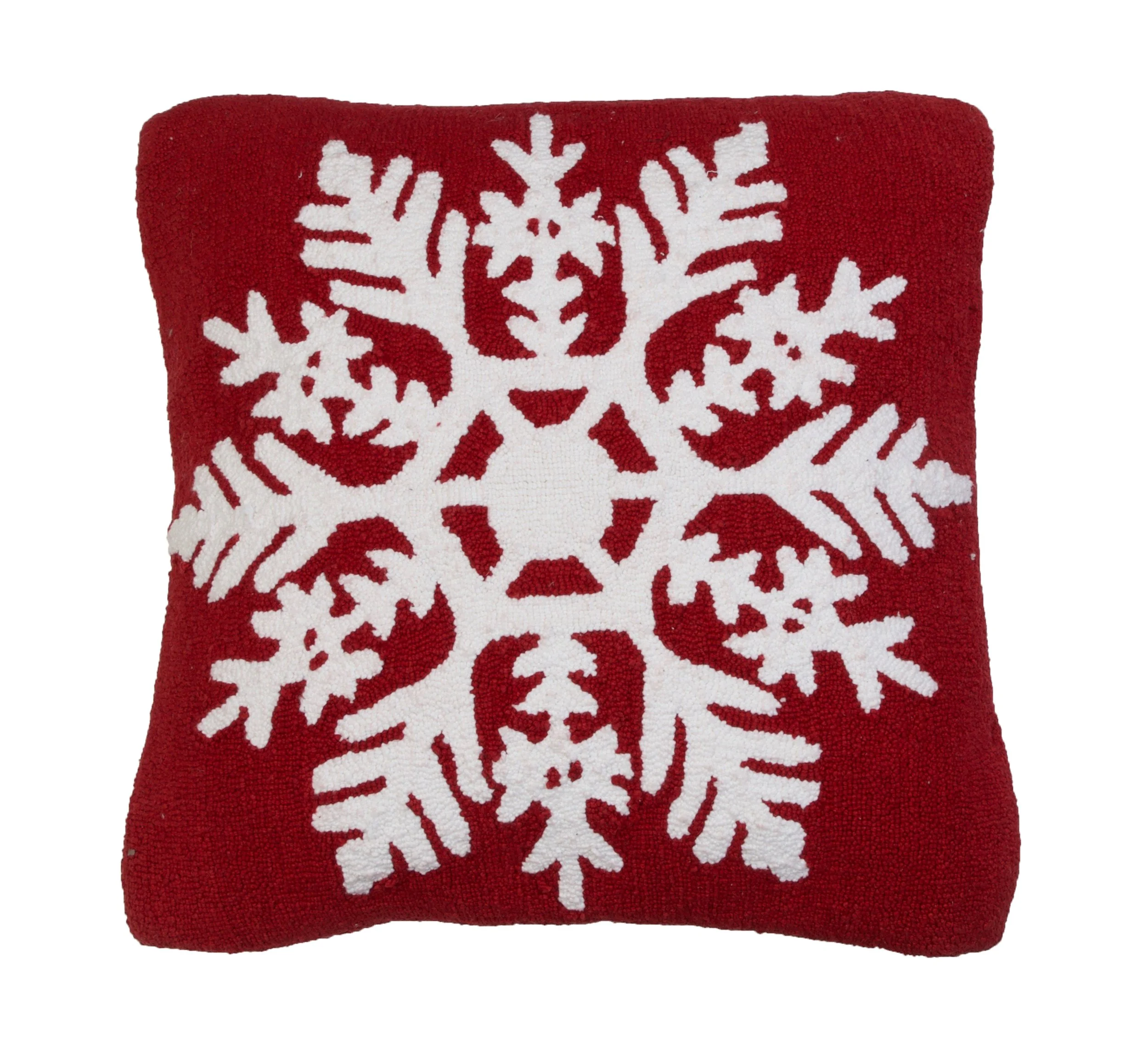 SANTOS SNOWFLAKE COTTON PILLOW-SOLID WHITE COTTON BACK-20X20-CHILI PEPPER WHITE-2727 4646-BJO.jpg