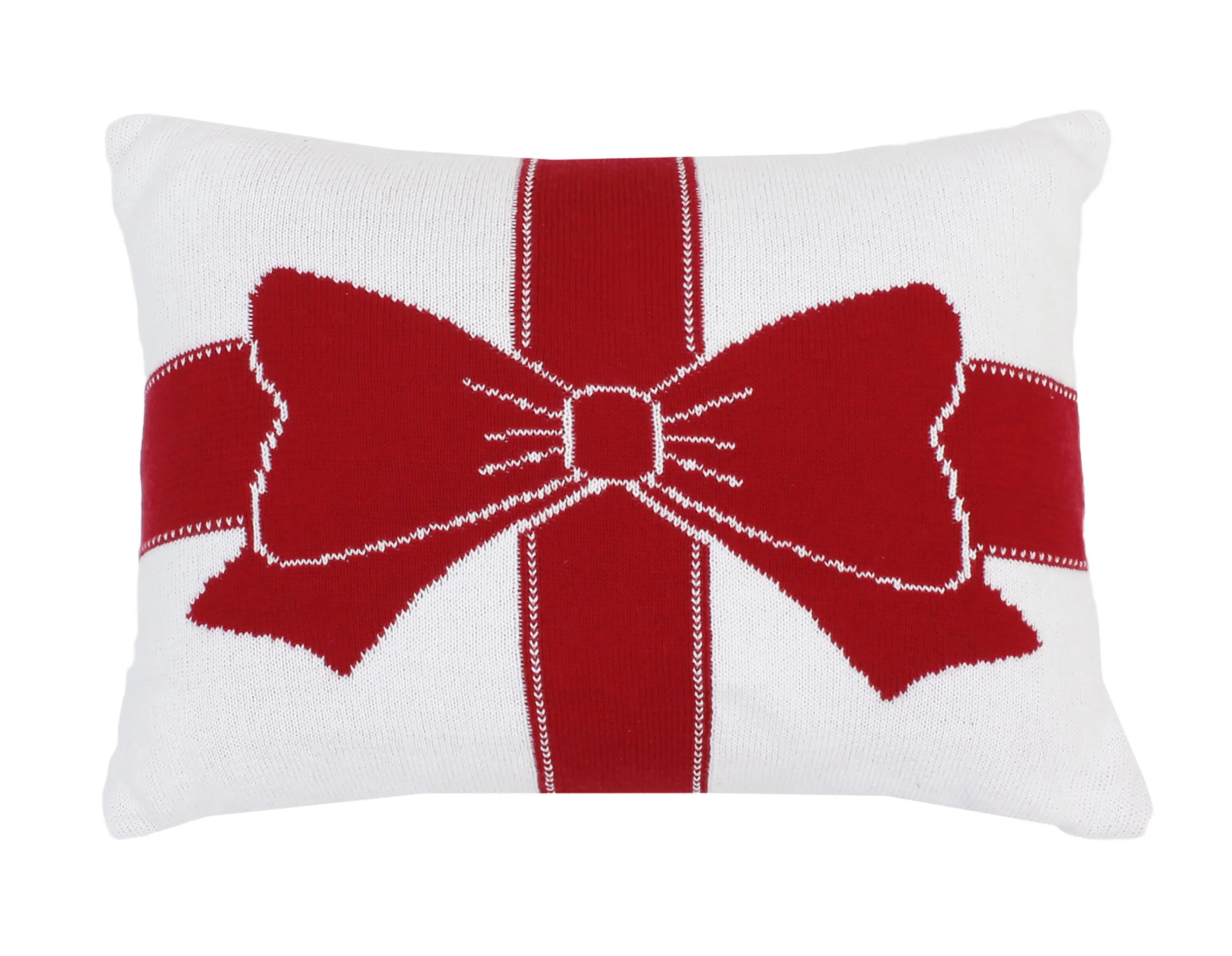 Pero Present Christmas Pillow- Option A-12x16-White Red-3232-JAS.JPG