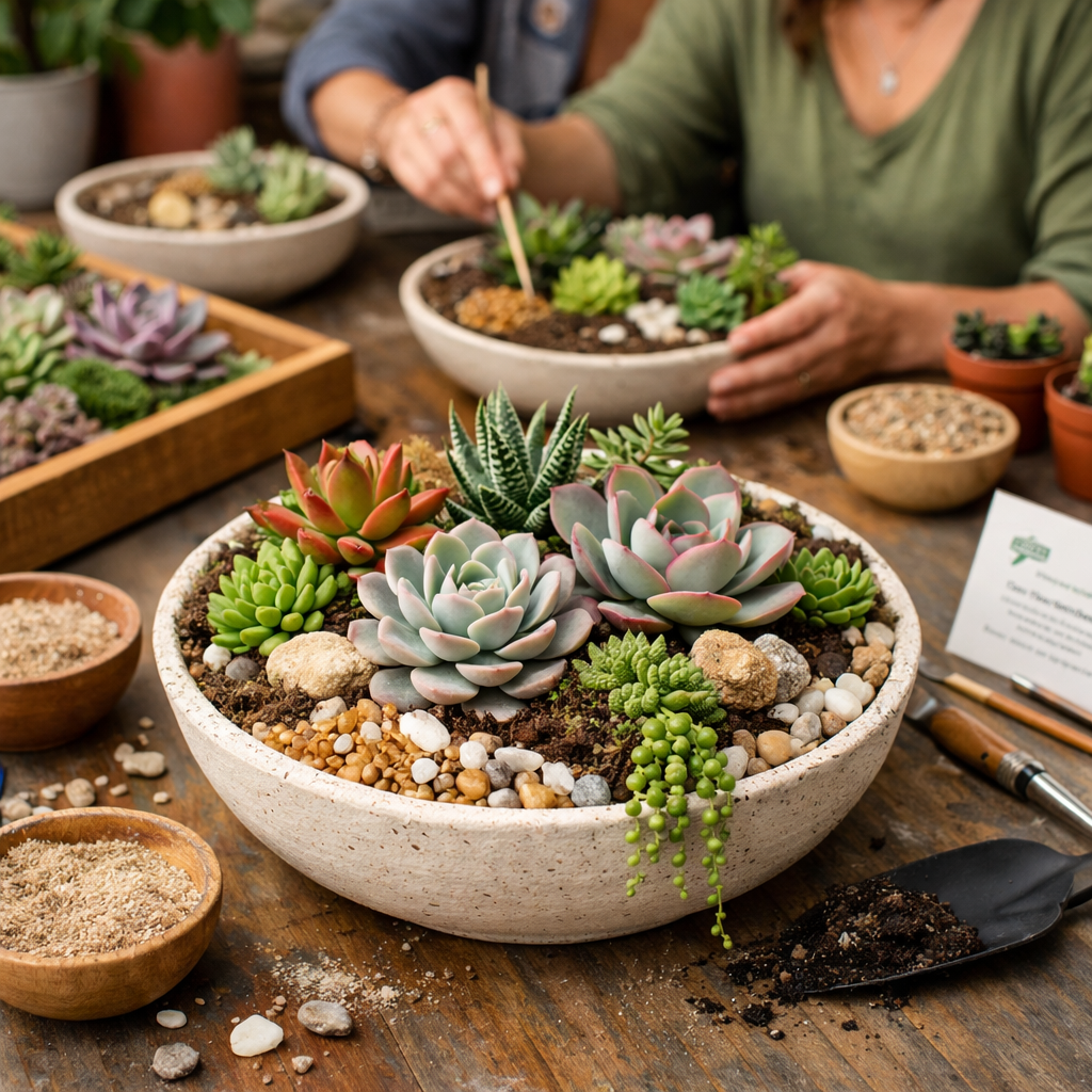 Small Plants, Big Joy: Succulent Dish Garden Workshop