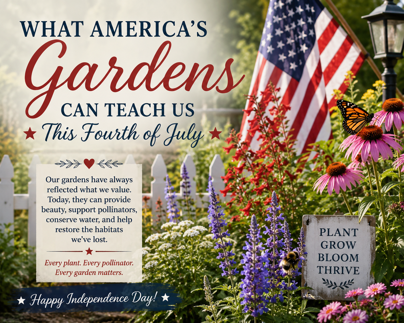 What America's Gardens Can Teach Us This Fourth of July