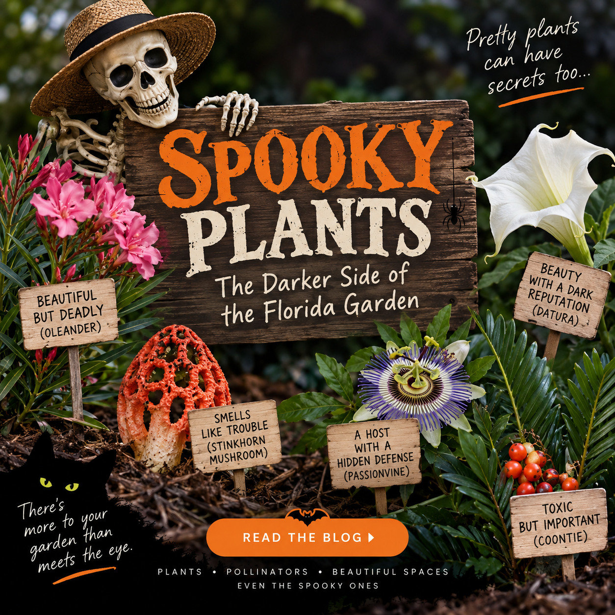 Spooky Plants: The Darker Side of the Florida Garden