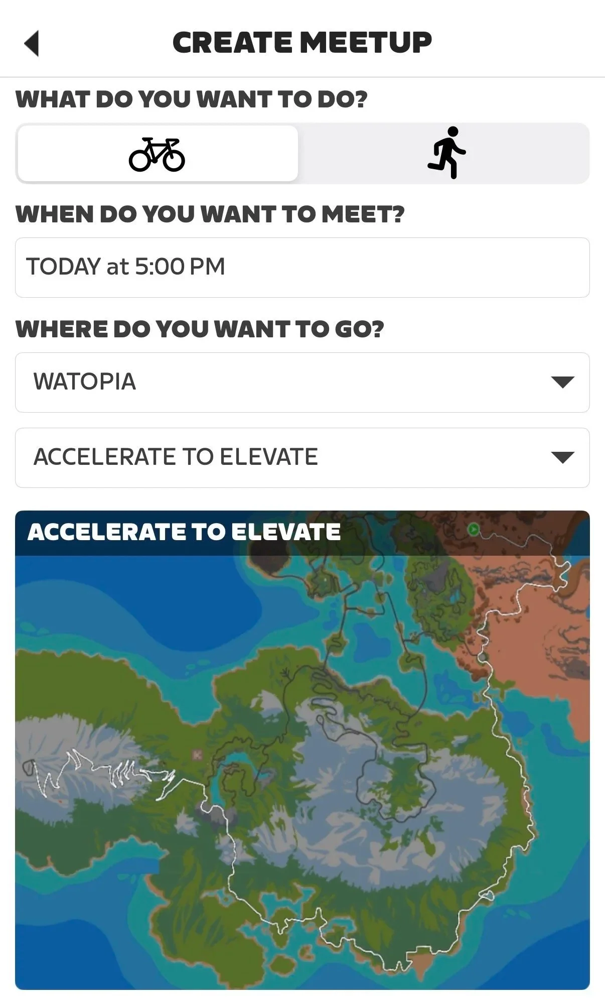 indoor group training