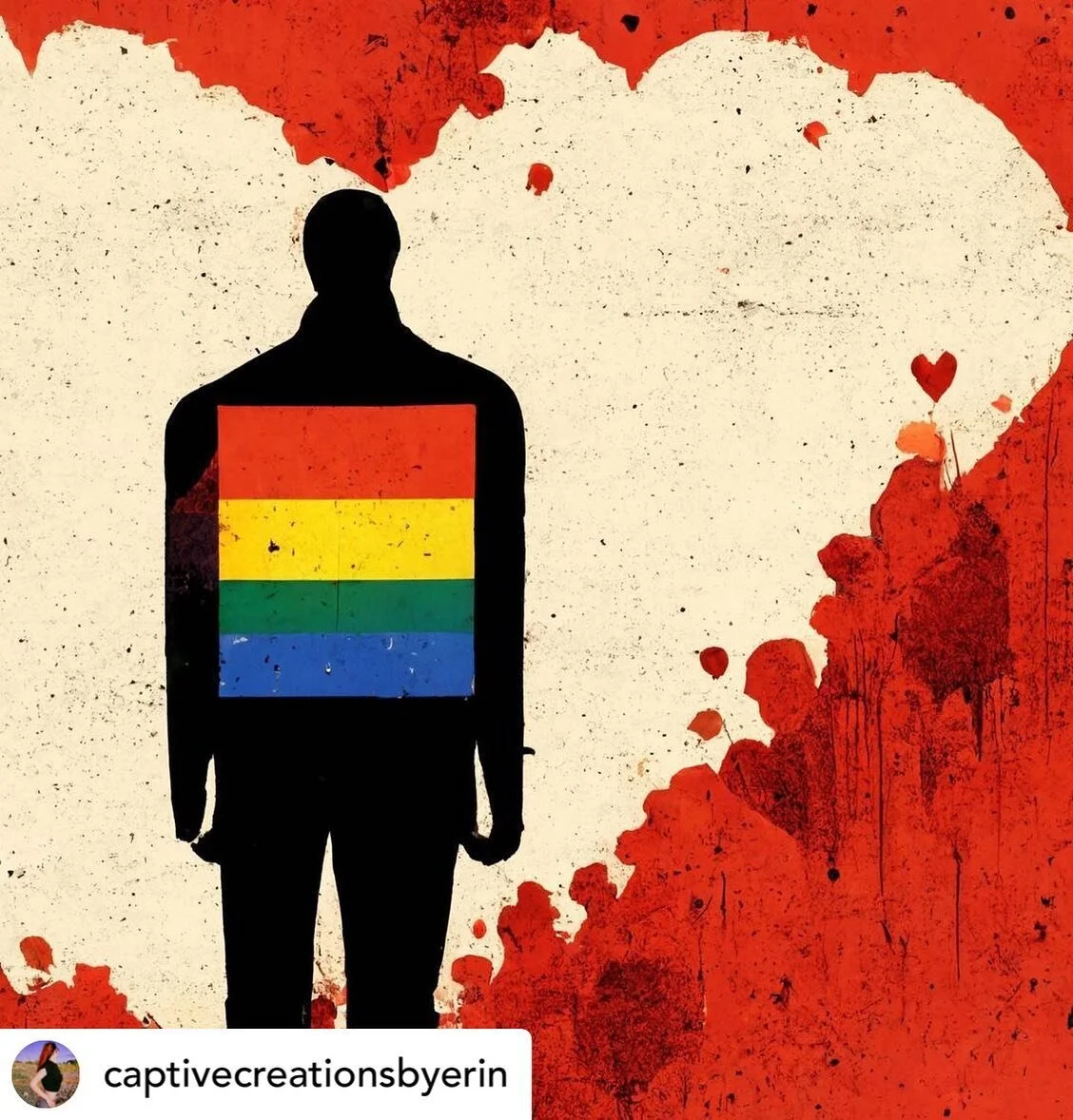 Another powerful piece by Erin - a visual story of the mass shooting du jour #coloradosprings 😞 Yet another tragedy. Five more lives lost. Countless loved ones in agony. A country living in constant grief and fear. #enough #disarmhate #lovewins #fig