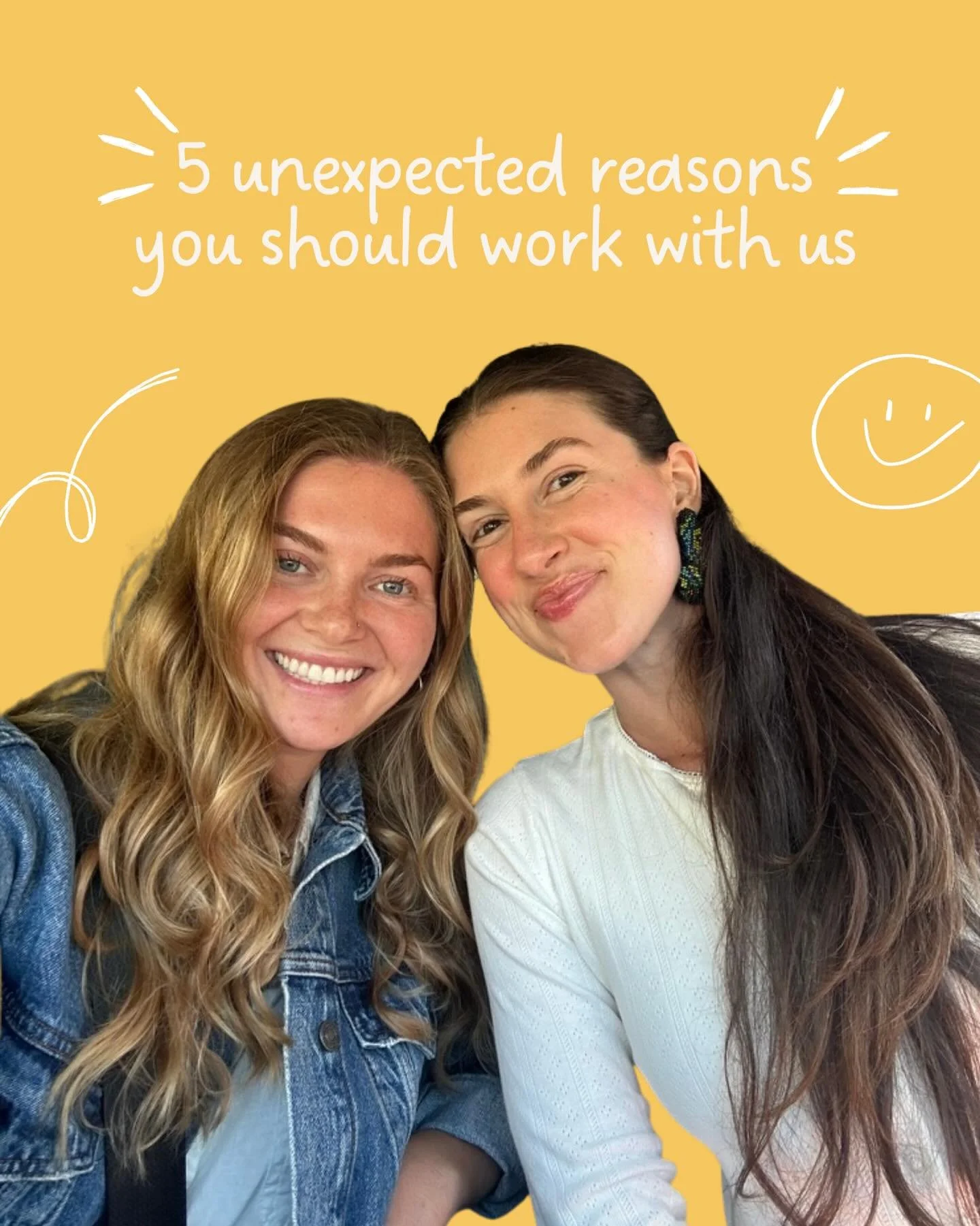 Convinced yet?! We promise we&rsquo;re a bunch of fun to work with and we&rsquo;ll make the process just as joyful as the finished product 😉 Click the link in bio to get started!!

#smallbusiness #femalebusinessowners