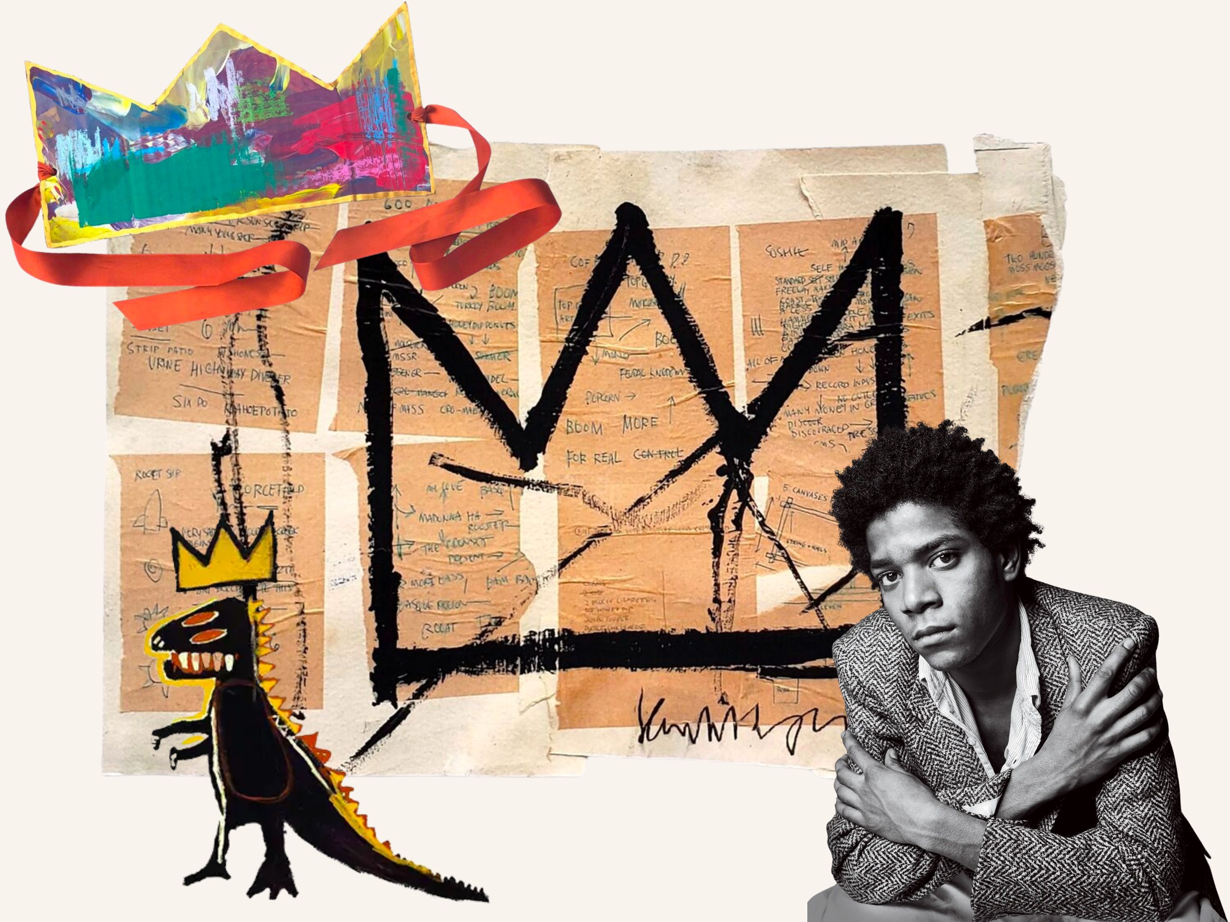 Jean Michel Basquiat Crowns