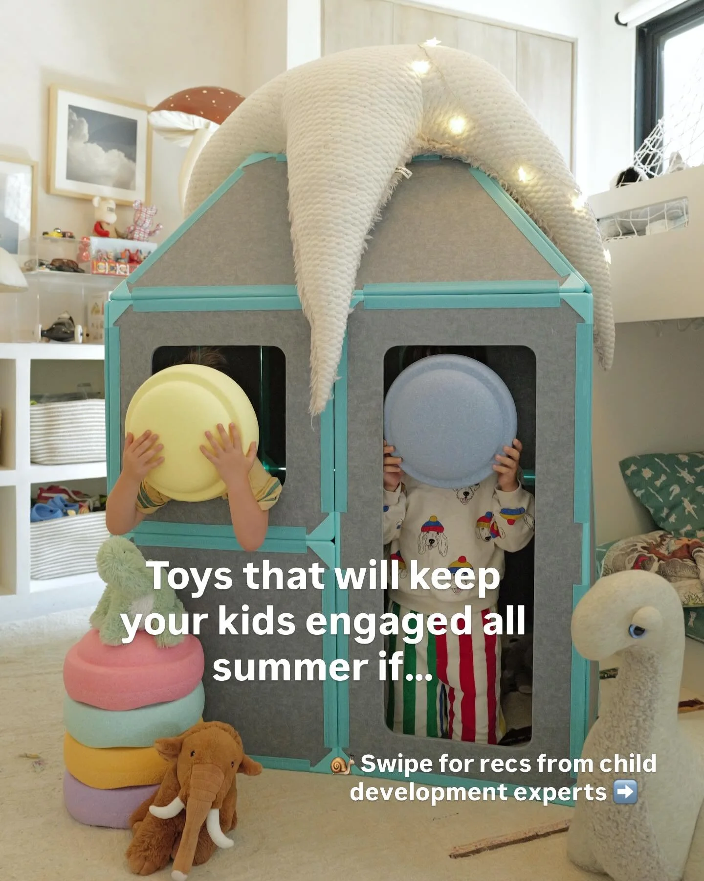 The summer means SO much time off for unstructured play!!! Let&rsquo;s make the most of it 🌞 Here are the toys we&rsquo;d offer children based on interest!!

All of these recs plus MANY more can be found in our Toy Guides! Using our child developmen