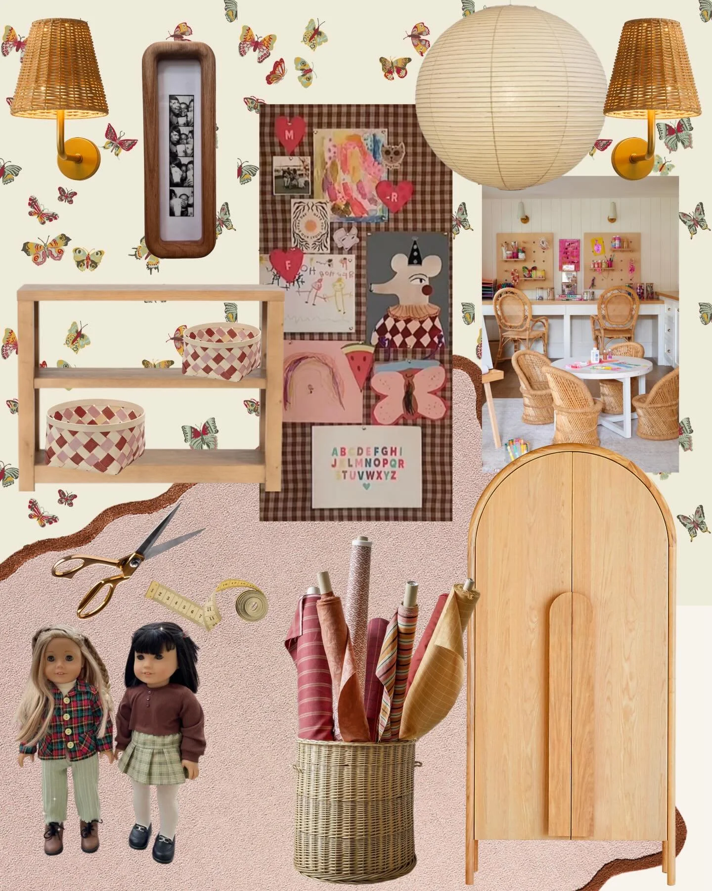 Something special about designing a playroom for all girls 🌷 It&rsquo;s always fun leaning into a feminine, whimsical feel for a space (something you can&rsquo;t always do if there&rsquo;s a brother in the mix 😉). Can&rsquo;t wait to bring you alon