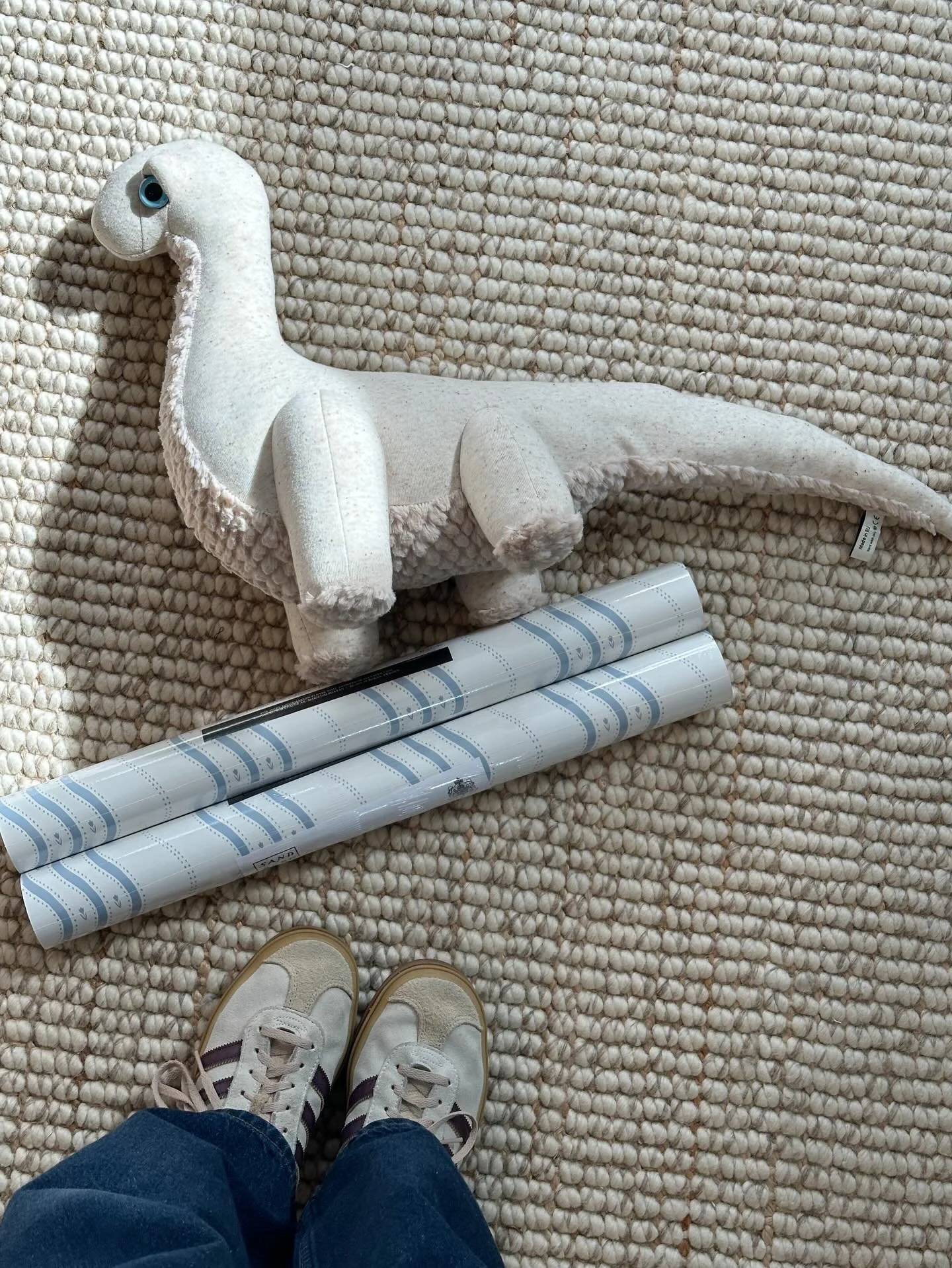 A room for a Dino-loving 2-year-old? Yes please!Sharing a few bts pics from our current project, can&rsquo;t wait to show you the finished space 🦖🦕🤍