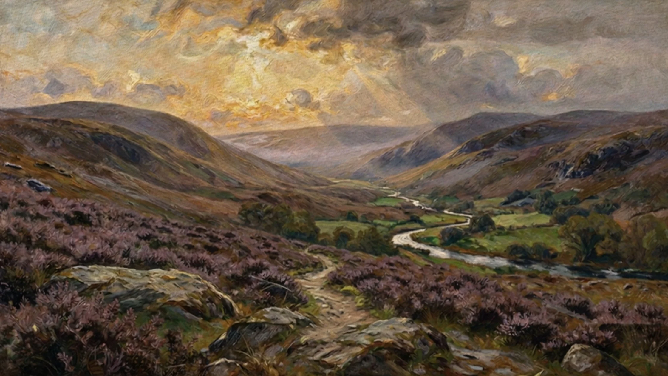 Image of a mountainous and rural landscape that is beautiful