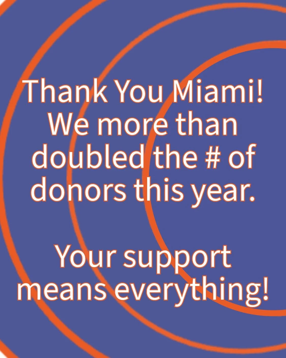 La noche aún no ha terminado: ¡quién sabe cuántos más están esperando para sumar su apoyo antes de medianoche! Gracias a todos los que contribuyeron con tiempo, energía y dólares. 🎉🫶🏽