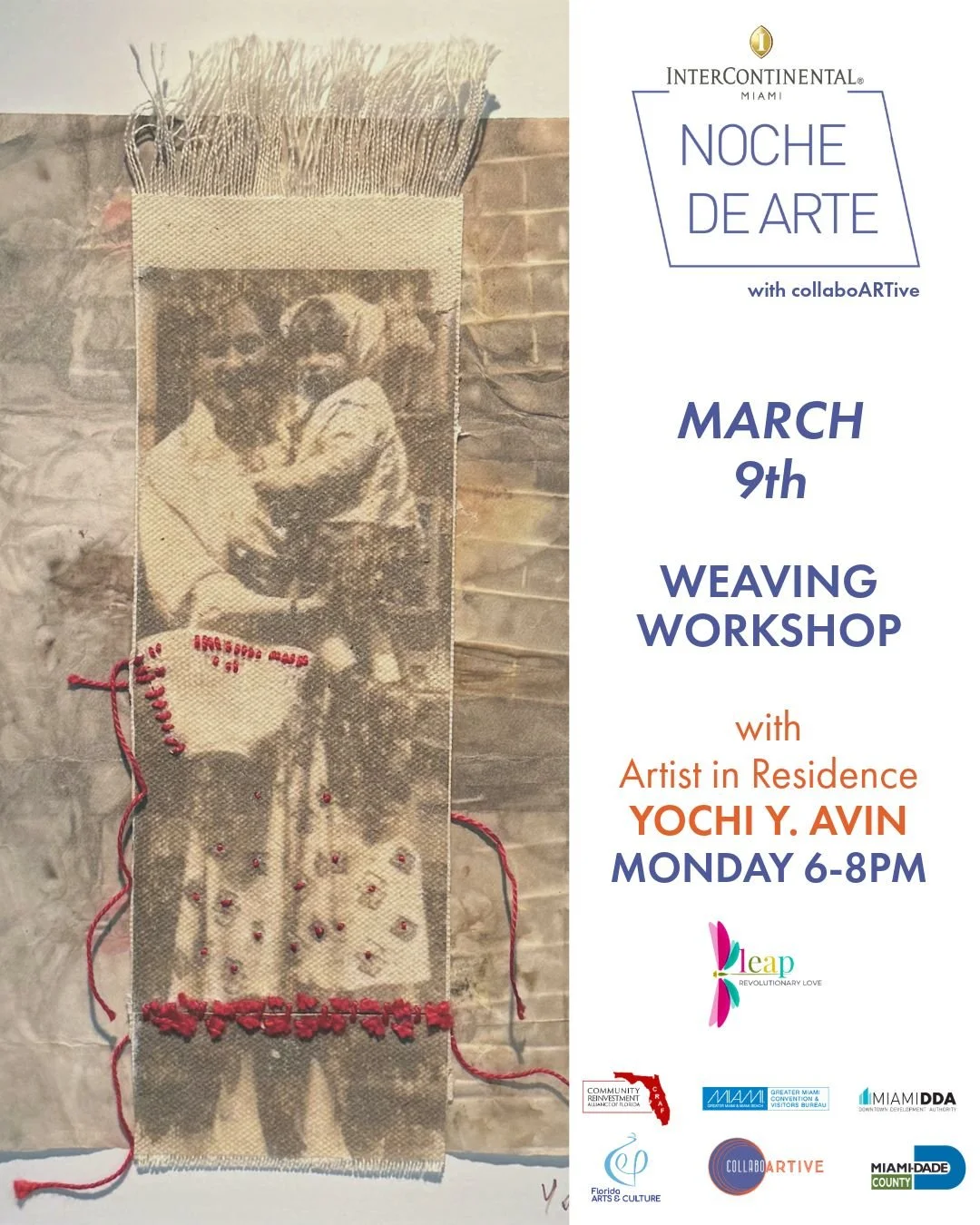 Noche de Arte | Monday, March 9th 🎨

Join us for another Monday of art, connection, and creative community at Gallery 100. This week we're celebrating Women's History Month with LEAP for Ladies&mdash;an organization transforming lives through educat