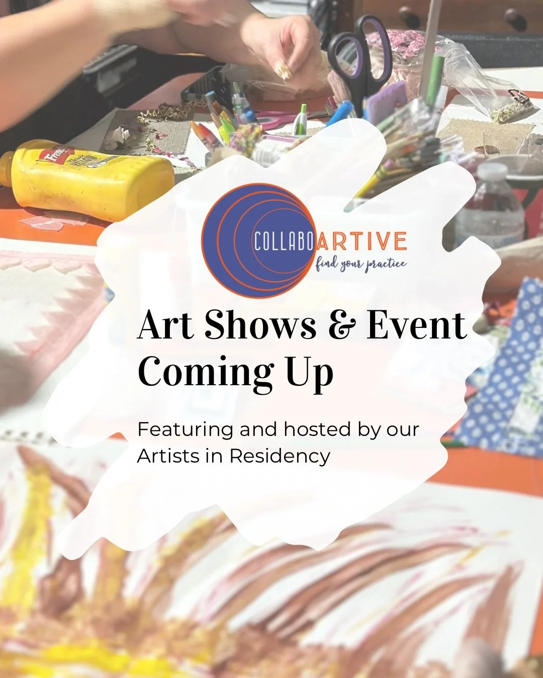We&rsquo;re excited for our Artists in Residence.
Join us for a captivating show and event! 
For more information, please reach out to them directly.

#miami #artshow #events #artisthighlight #artmiami