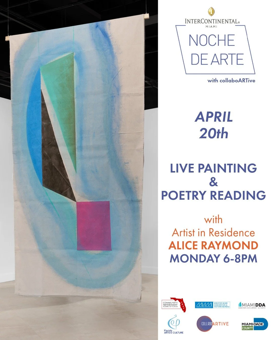 Meet our April 2026 Artist in Residence: @aliceraymondartist. Born in Paris and based in Miami since 2009, Alice Raymond brings a thoughtful, research-based practice shaped by social and cultural inquiry. Her work has been shown in cultural and educa
