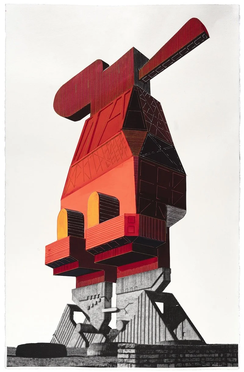 Spomenik-Pok No 29 , 2023 | 
Técnica mixta sobre papel Fine art | 40 x 26 in (101,60 x 66,04 cm)