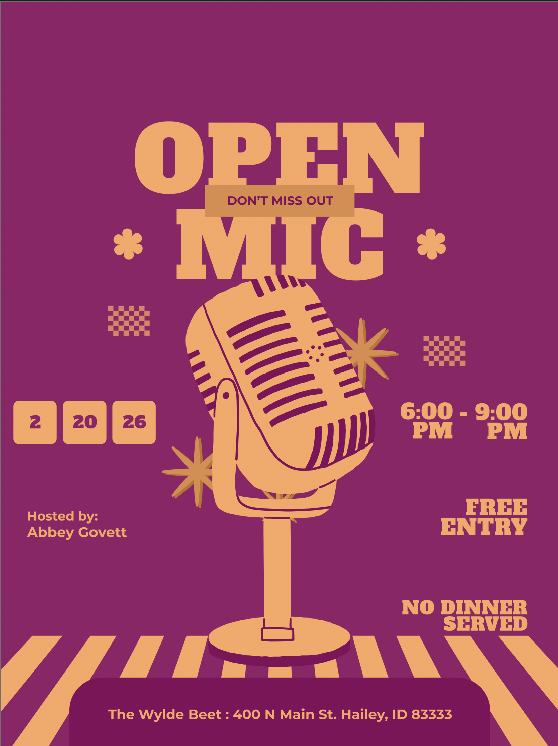 February Open Mic Night 