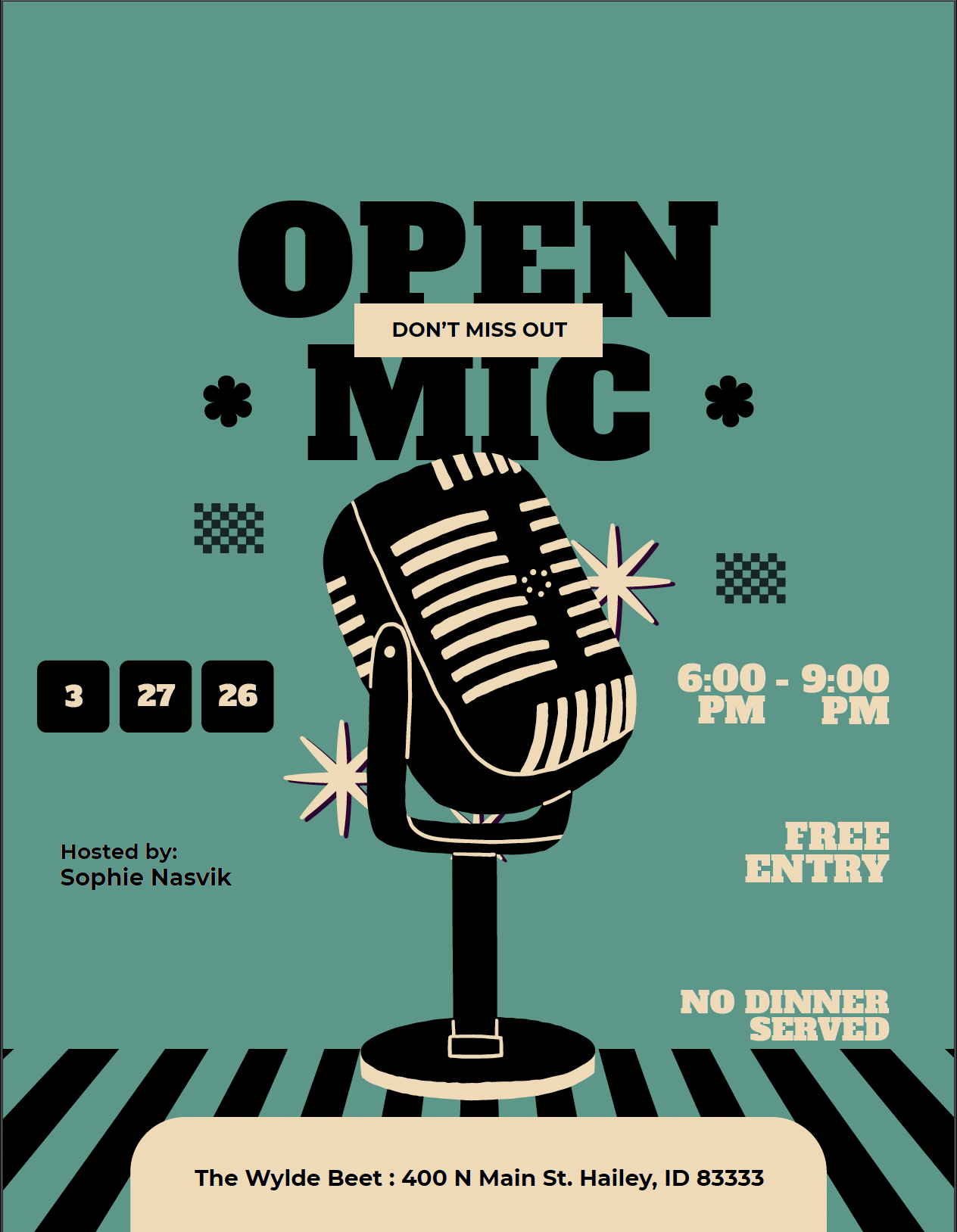 March Open Mic Night