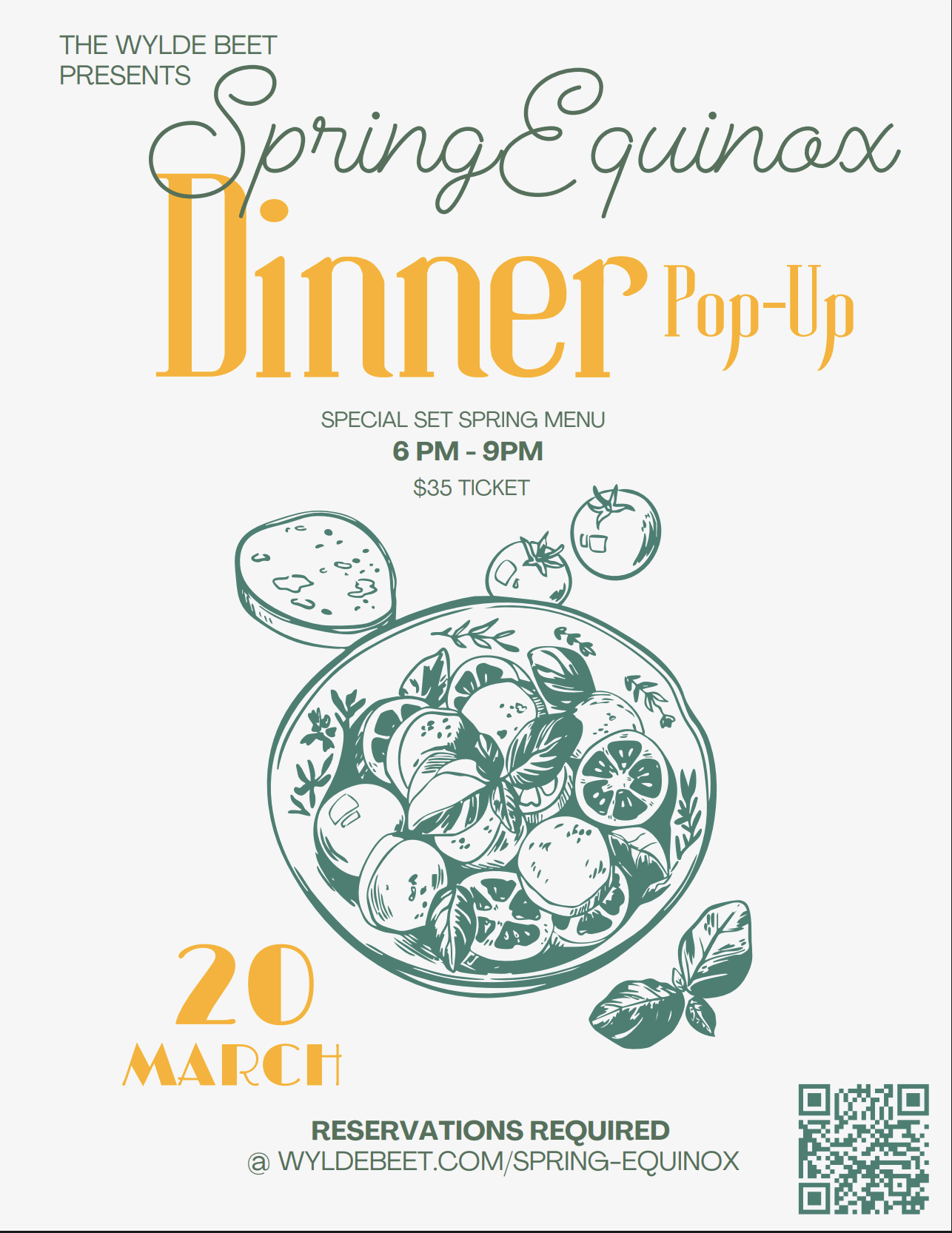Spring Equinox Pop-Up Dinner