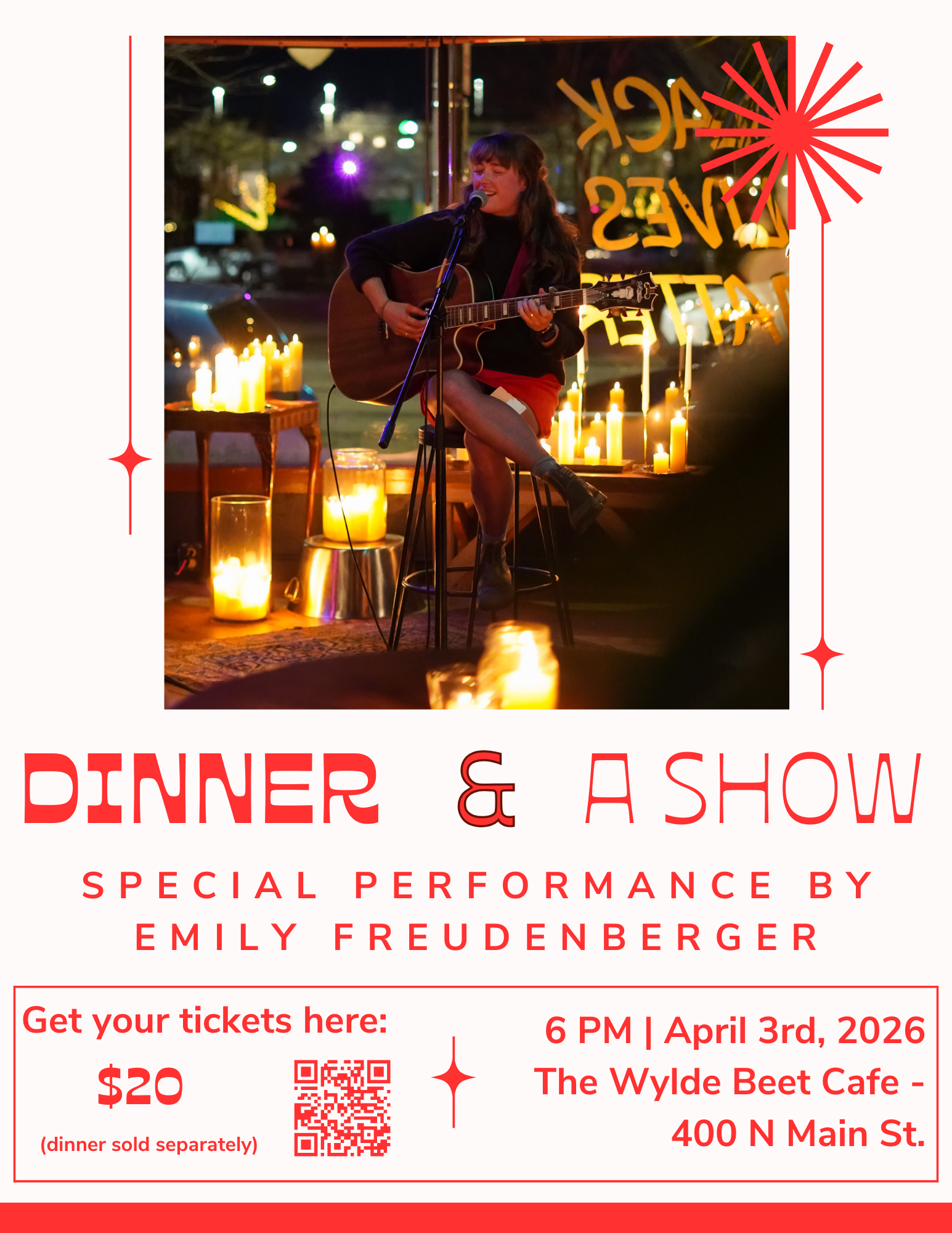 Dinner &amp; A Show with Emily Freudenberger