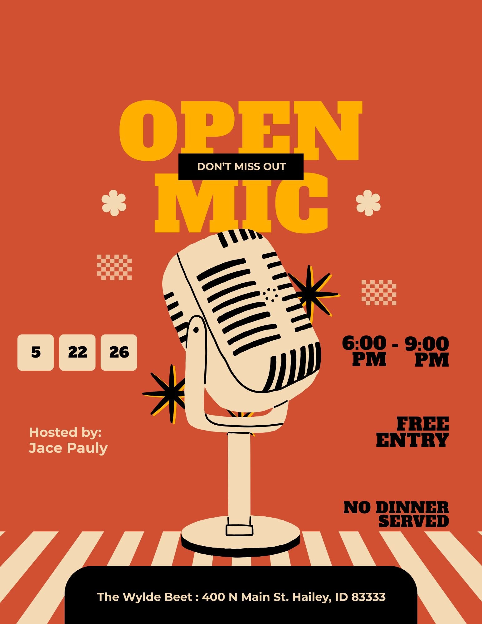 April Open Mic Night