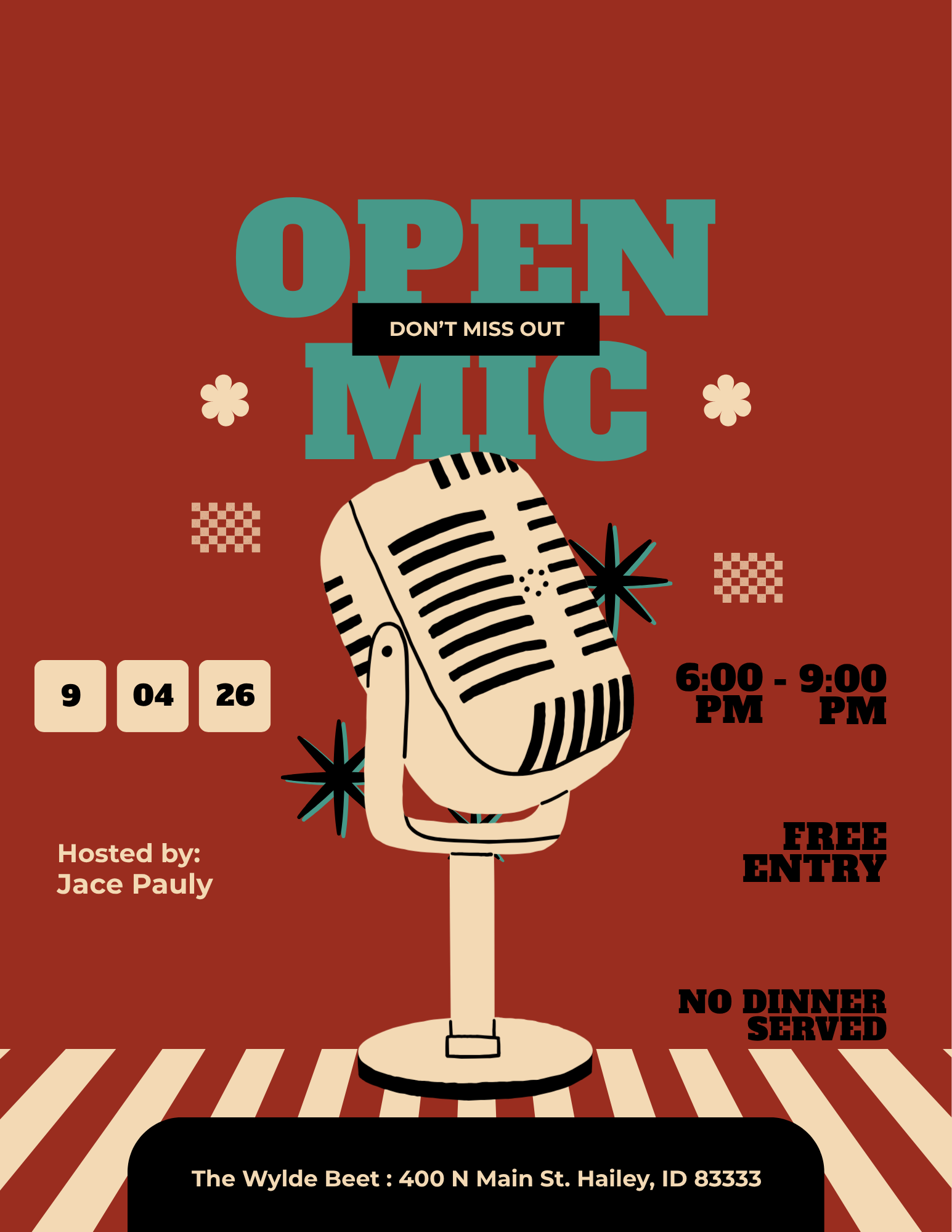 September Open Mic Night