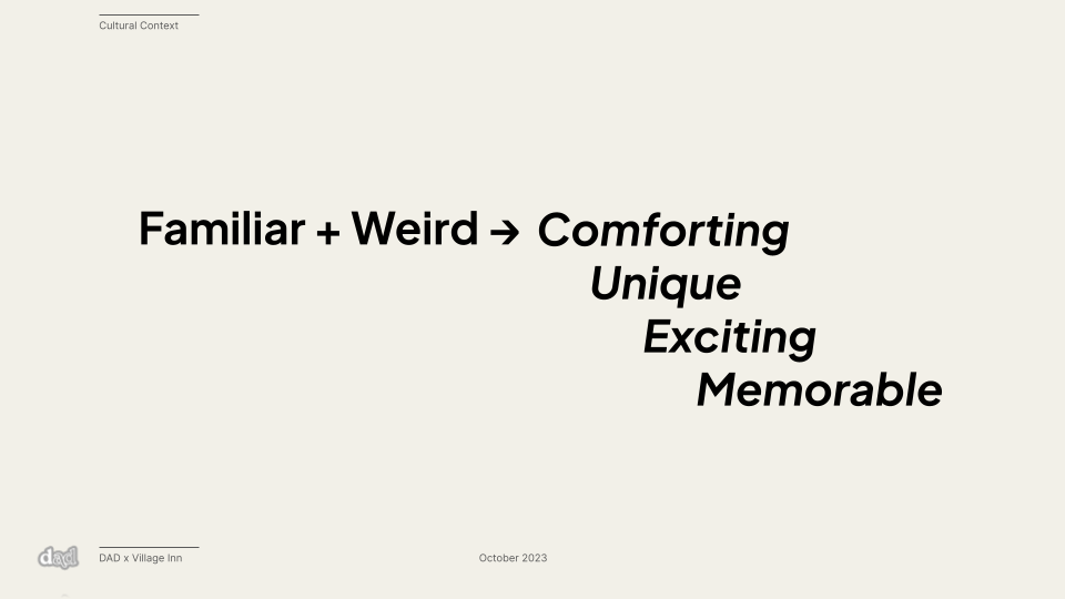 Village Inn — ethan j. brand strategy