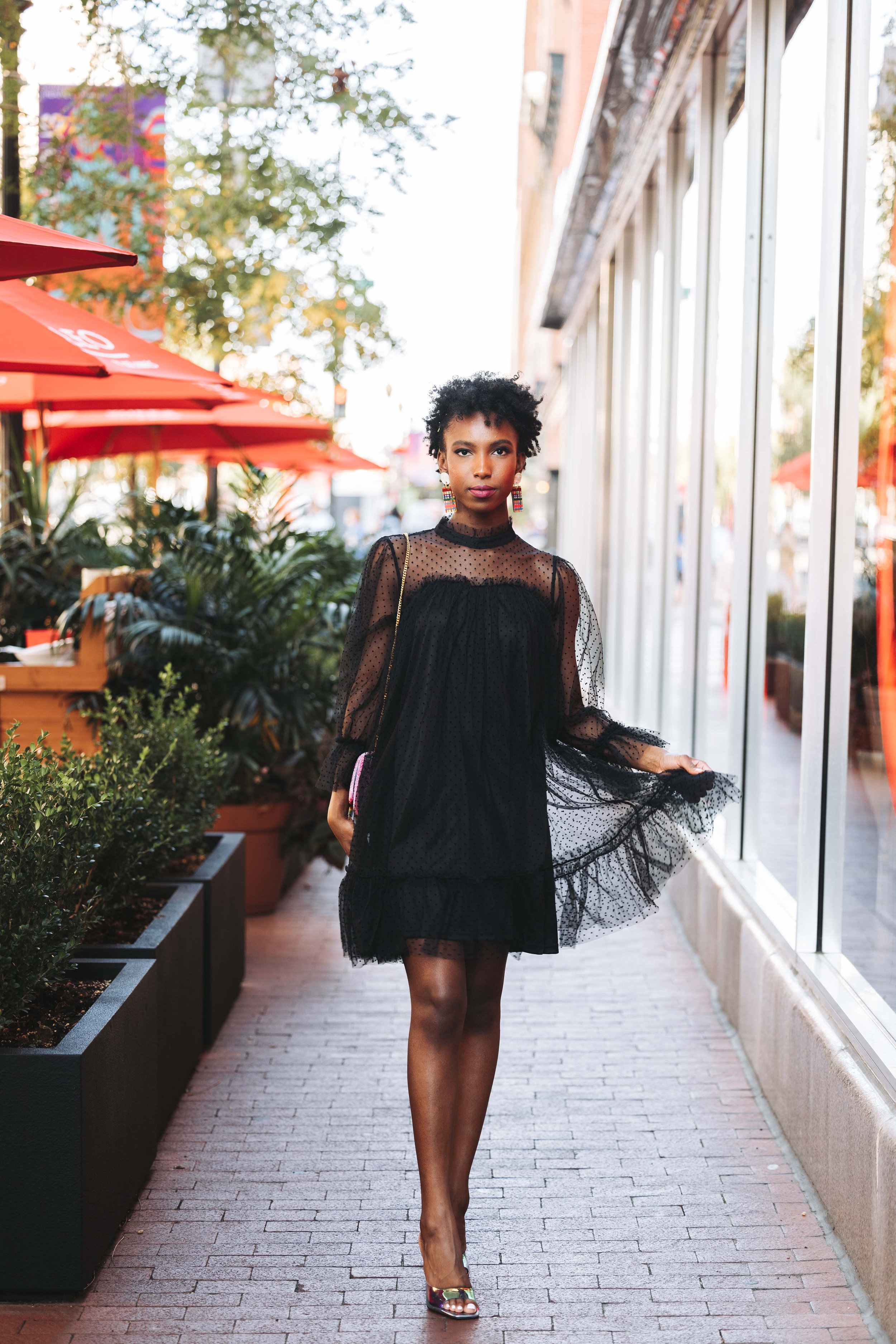 The Dotted Tulle Dress