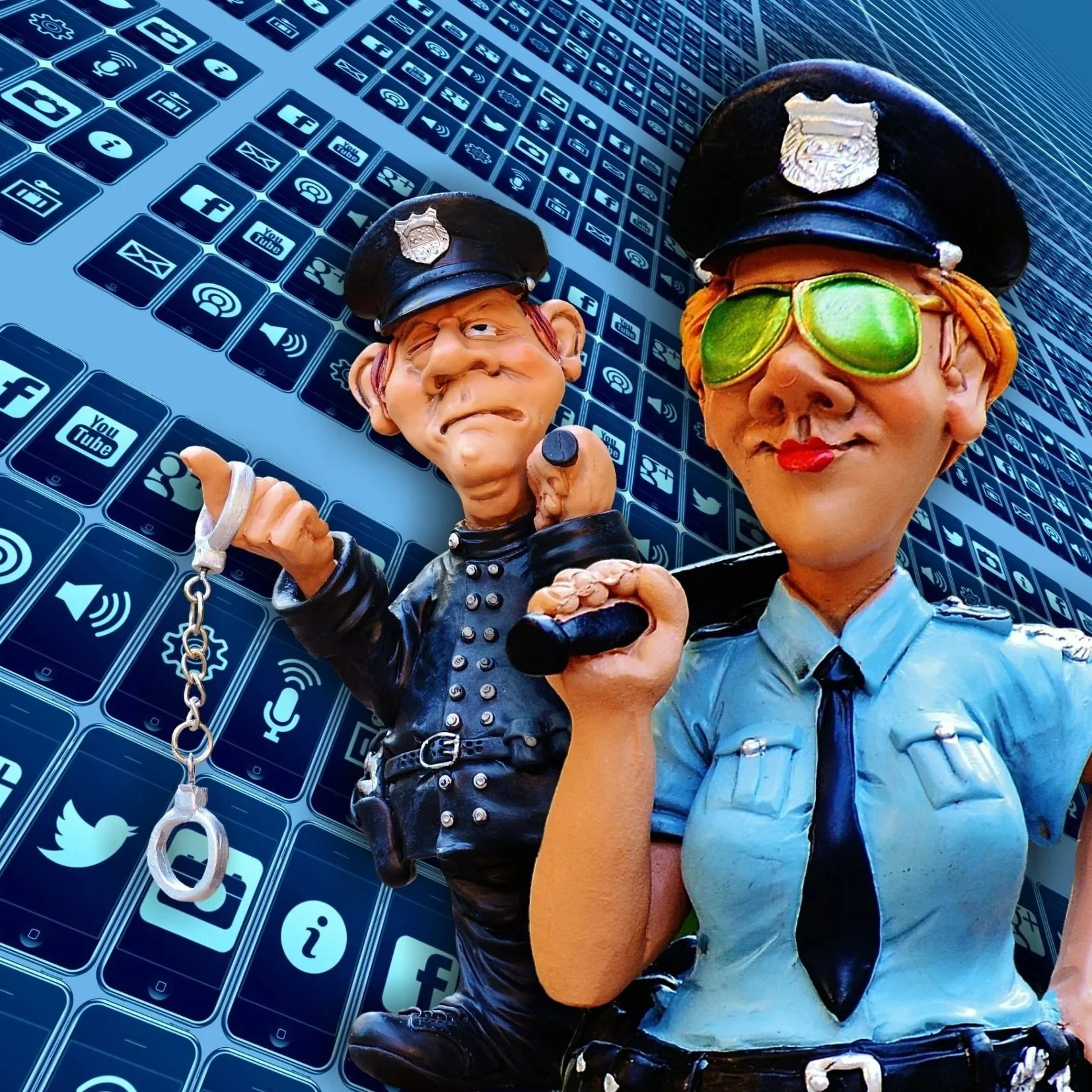 Misinformation Policies for Two Social Giants