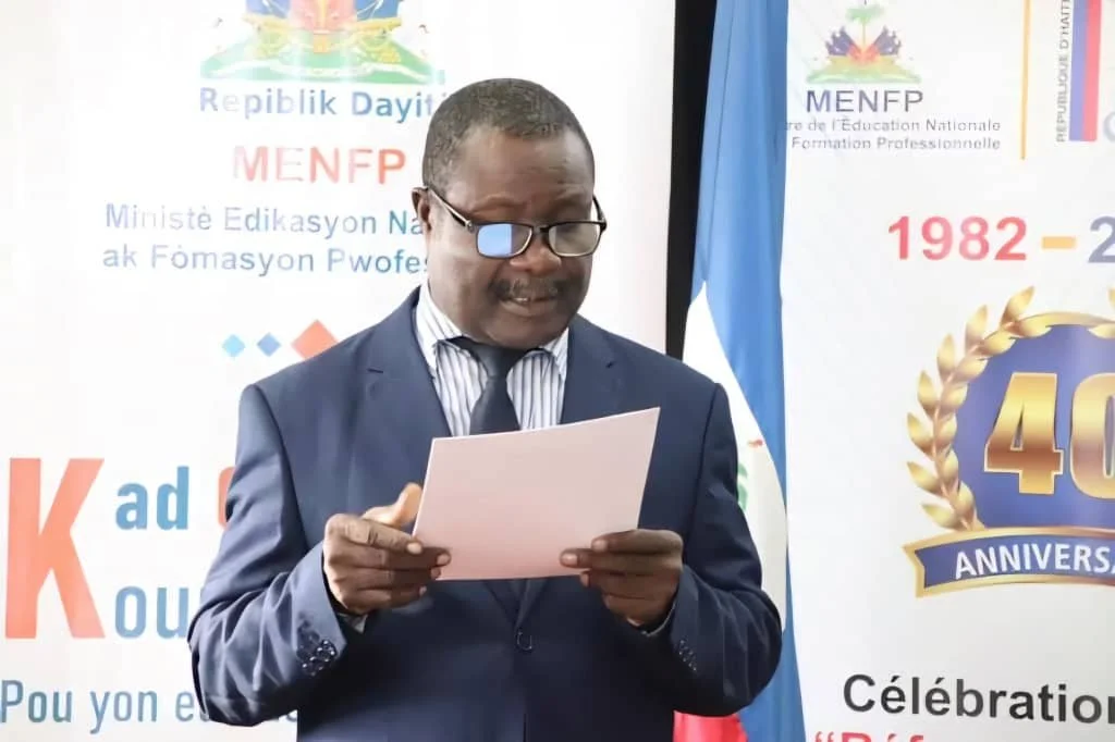 Mr. Antoine Augustin, le Nouveau ministre de l'Éducation "ne promet pas des miracles.