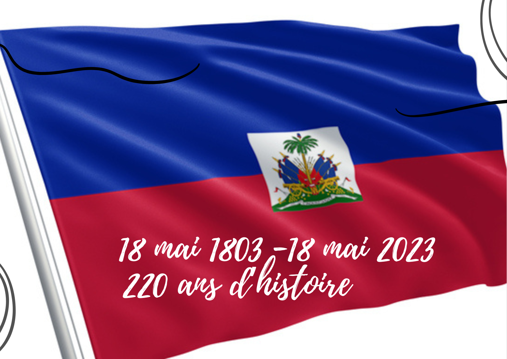Le drapeau haïtien symbole de la liberté et de la résistance nationale— Média Legliz La Le drapeau haïtien symbole de la liberté et de la résistance nationale— Média Legliz La