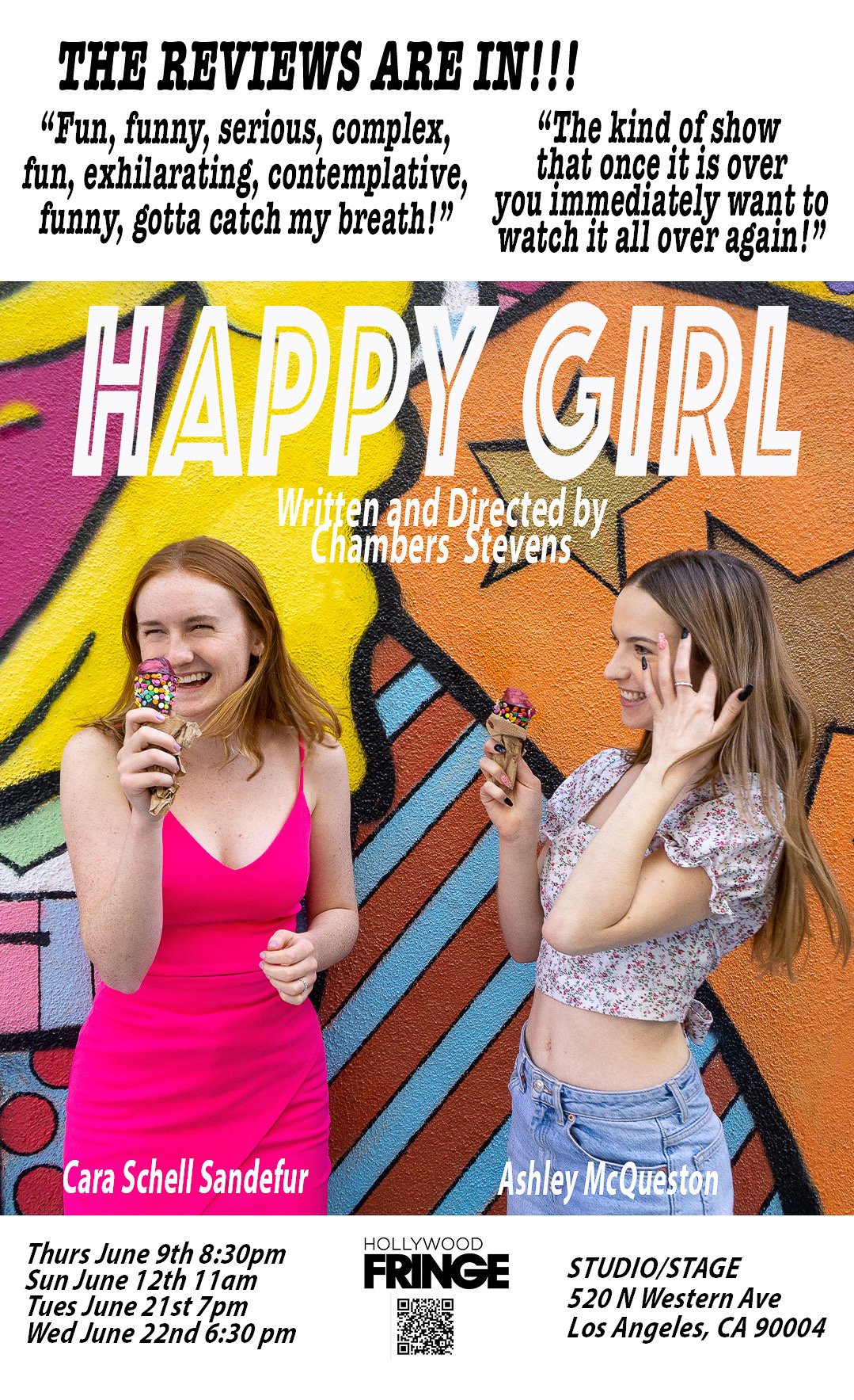 Happy Girl at the Hollywood Fringe Festival