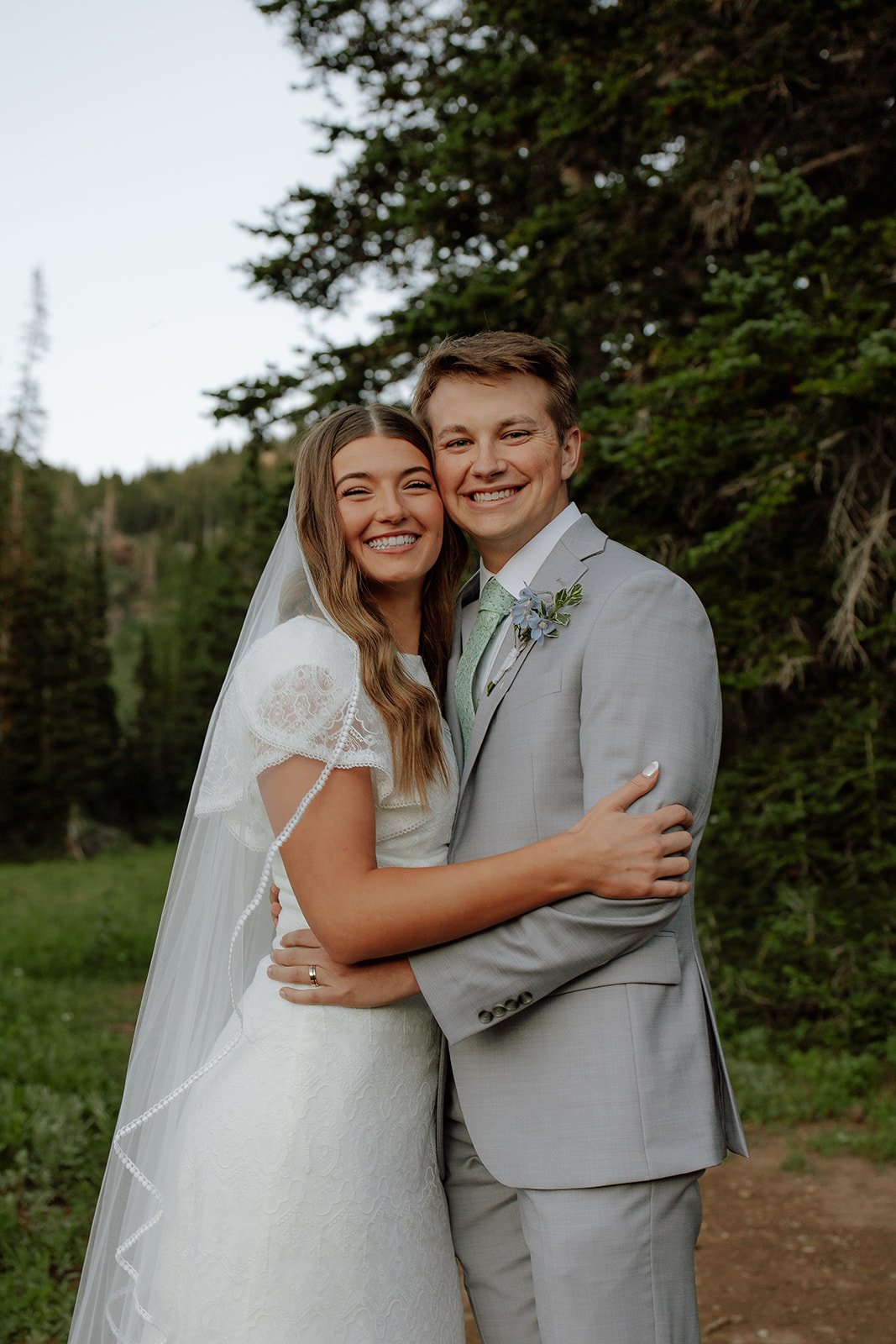 Bridals at the Albion Basin in Alta, Utah