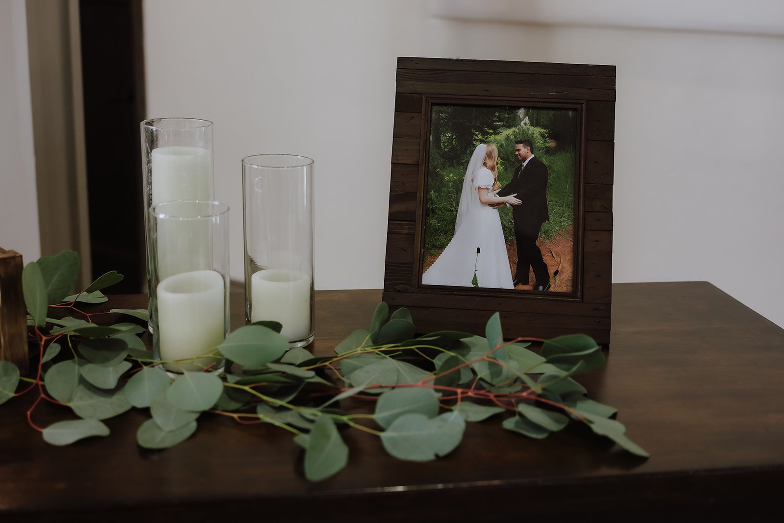 wedding reception details from the studio in draper