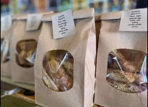 Packaged biscotti