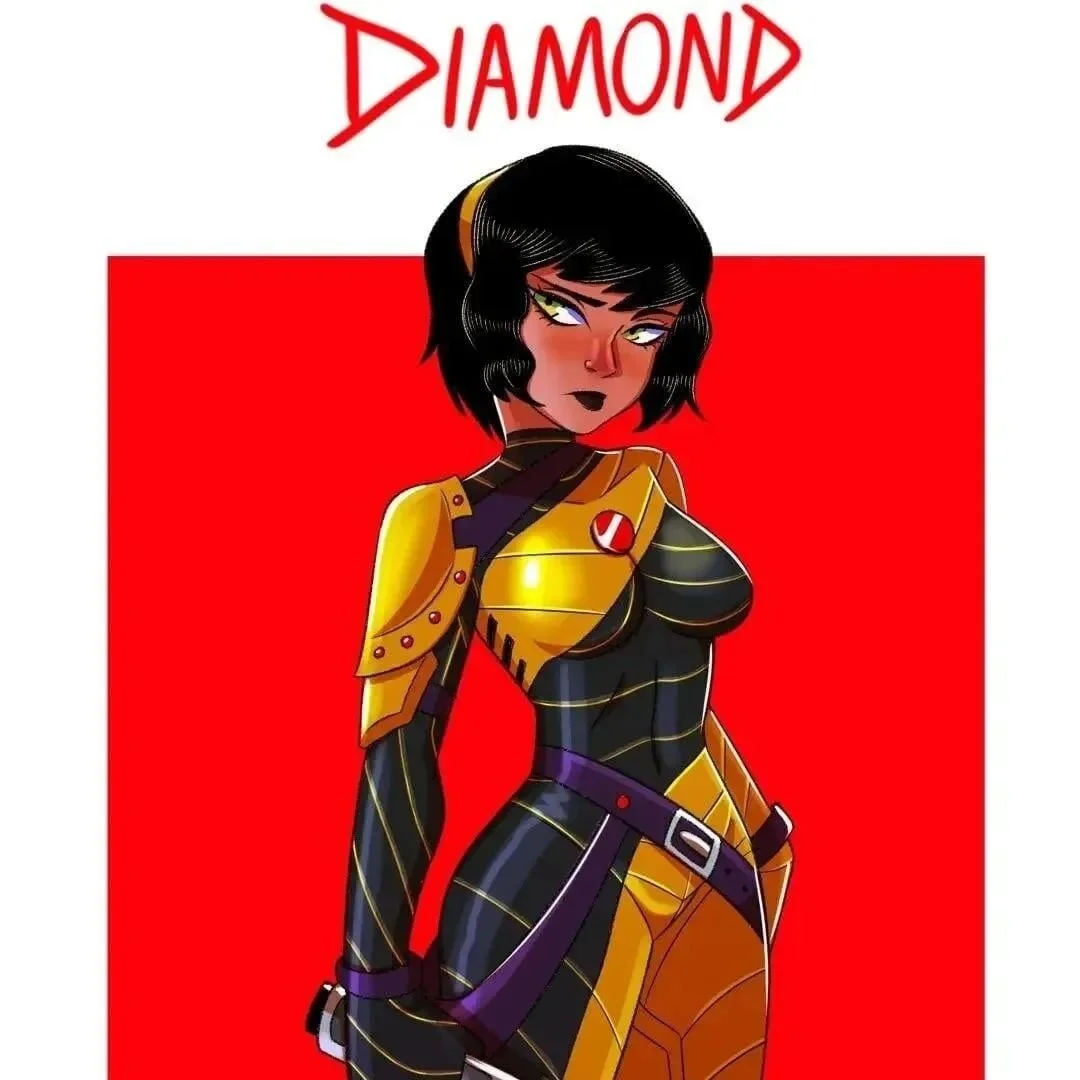From concept to reality, Diamond is here and she's shinning 🤩.

Shout out to @niten.gale for this amazing character art.

#WorldofPresence