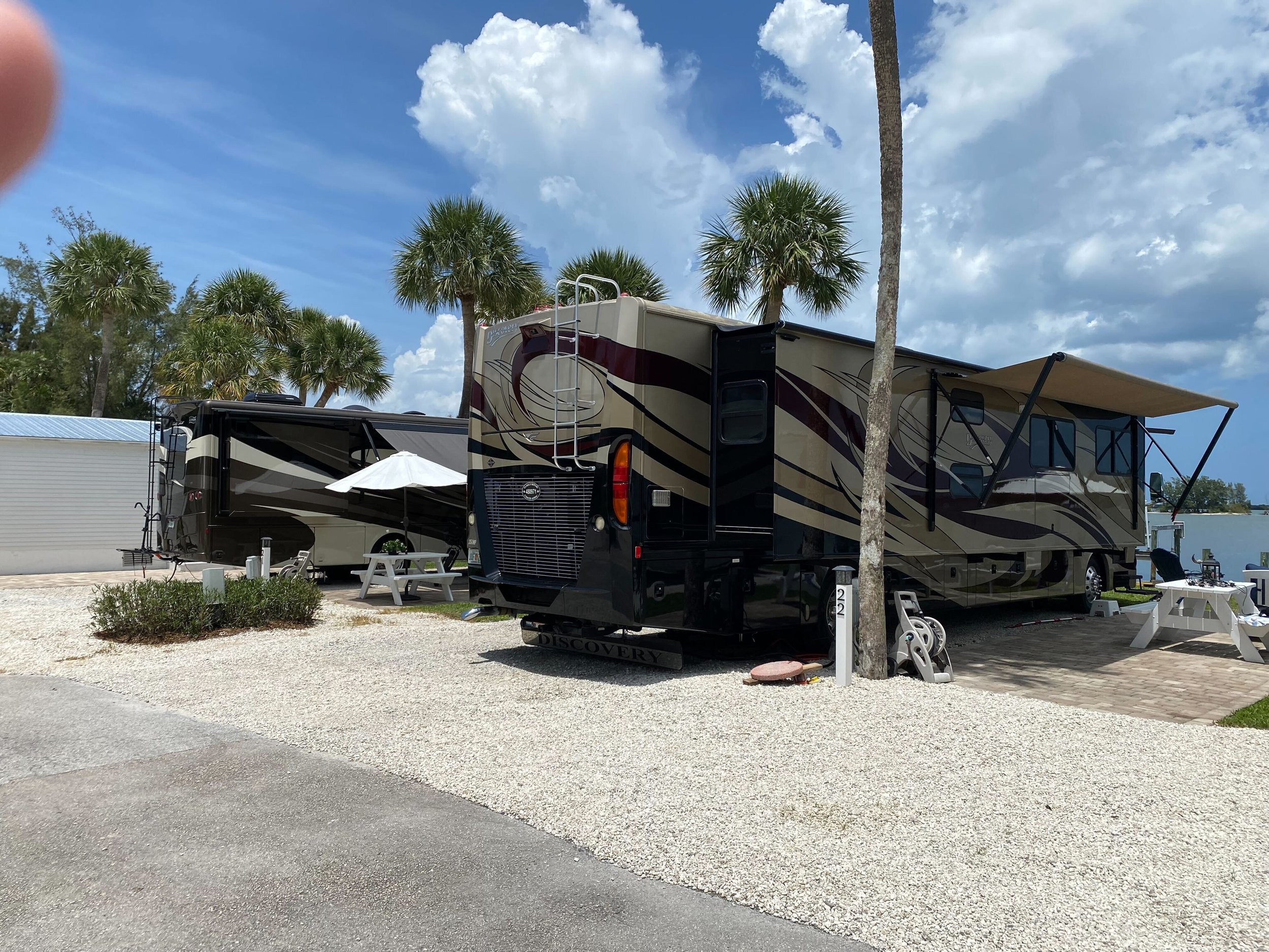 Riverfront Sites for Motor Homes