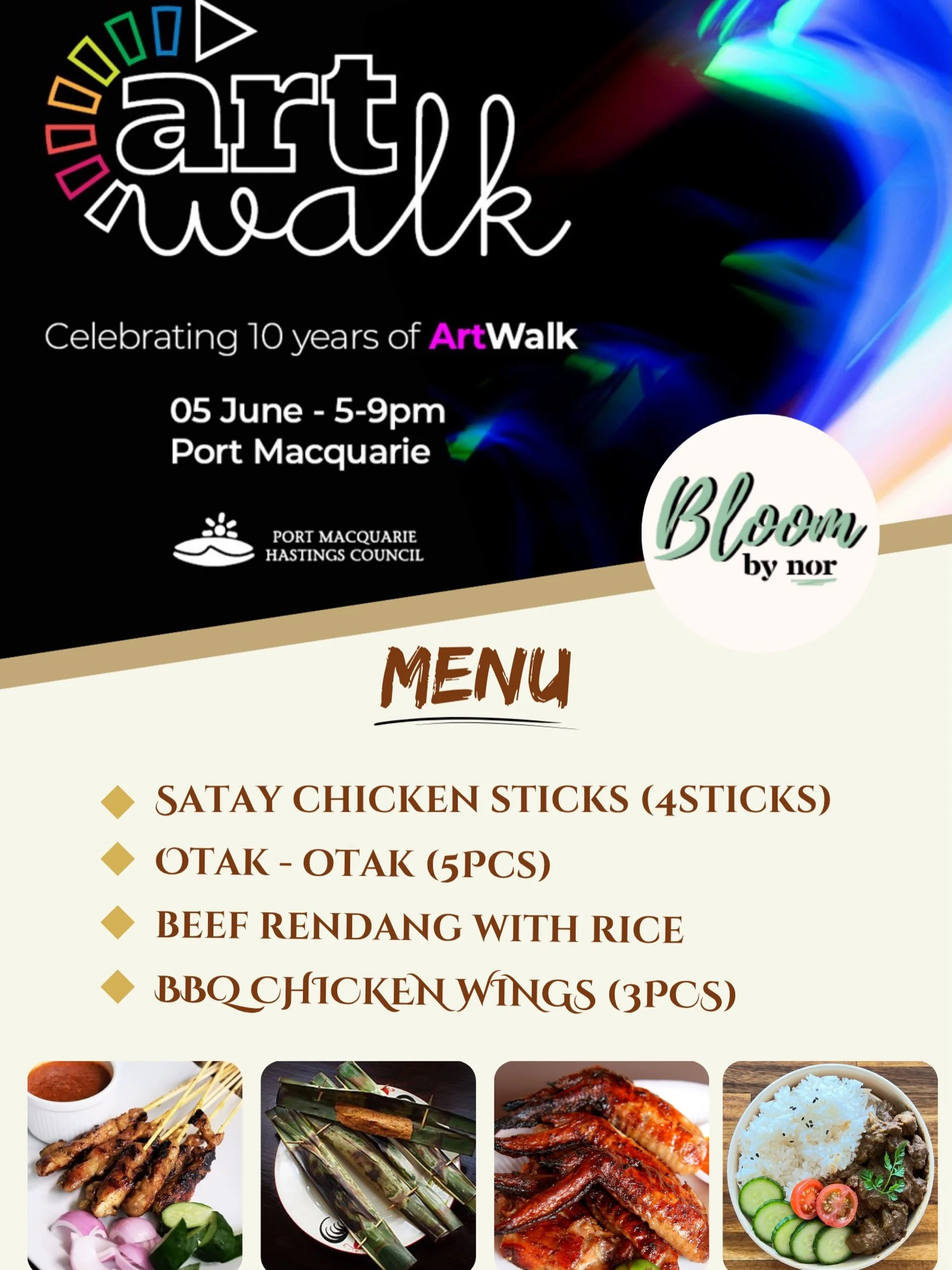 ArtWalk is back, and we&rsquo;re excited to be part of this incredible celebration of creativity in Port Macquarie! 🎨✨

Whether you&rsquo;re exploring the local art scene, meeting talented artists, or simply soaking in the atmosphere, make Bloom PMQ