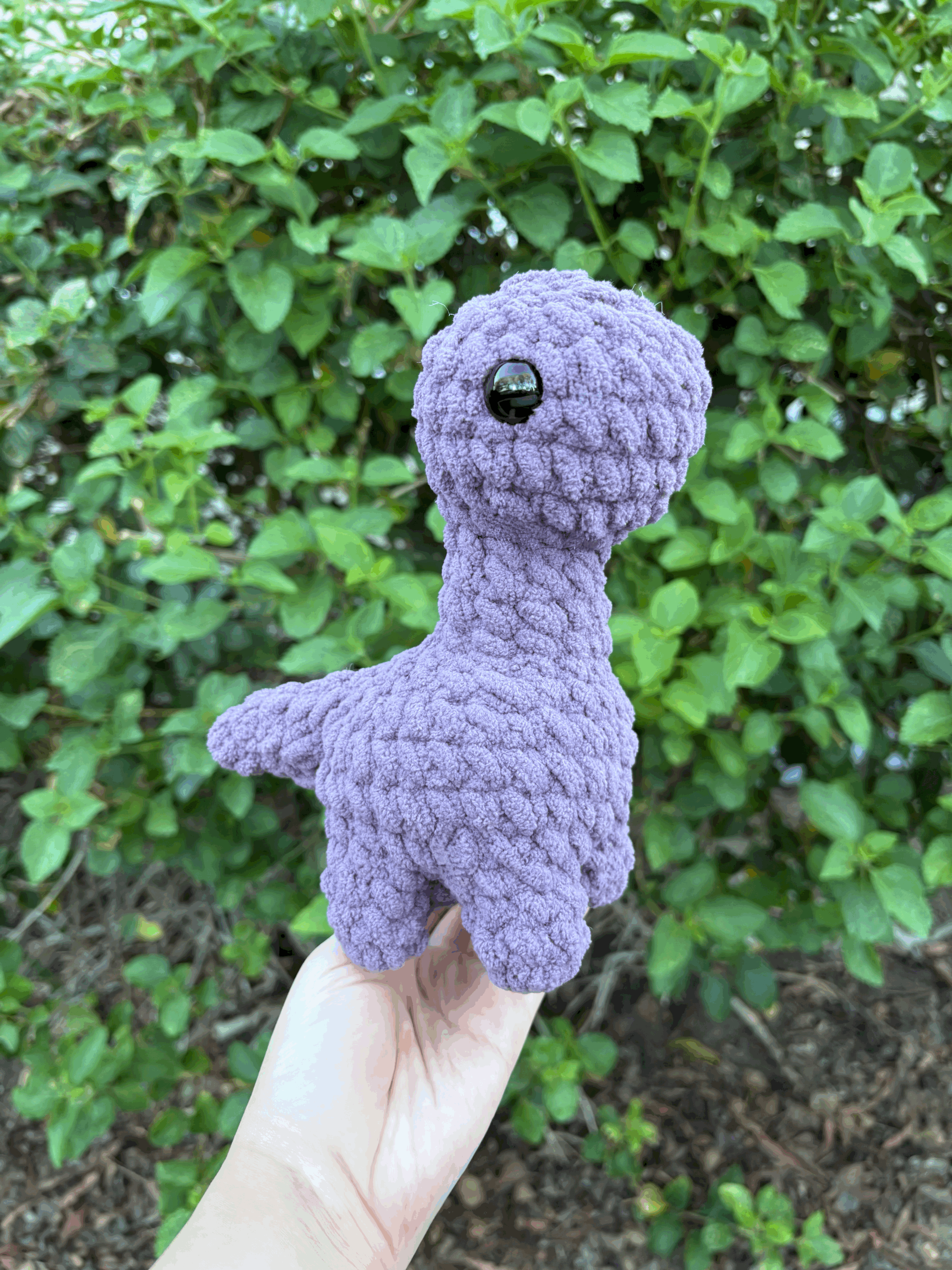 Little Long Neck Dino Pattern (No Sew!)