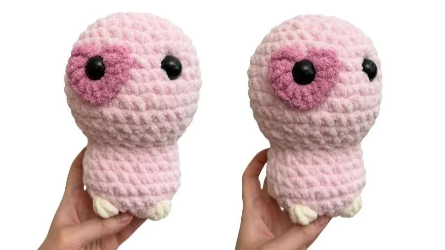 crochet body of valentines dog